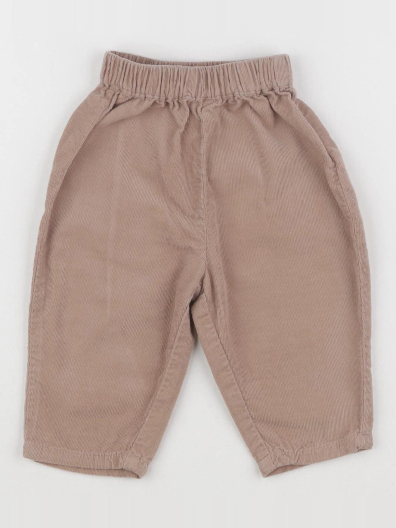 Vertbaudet - pantalon beige - 6 mois