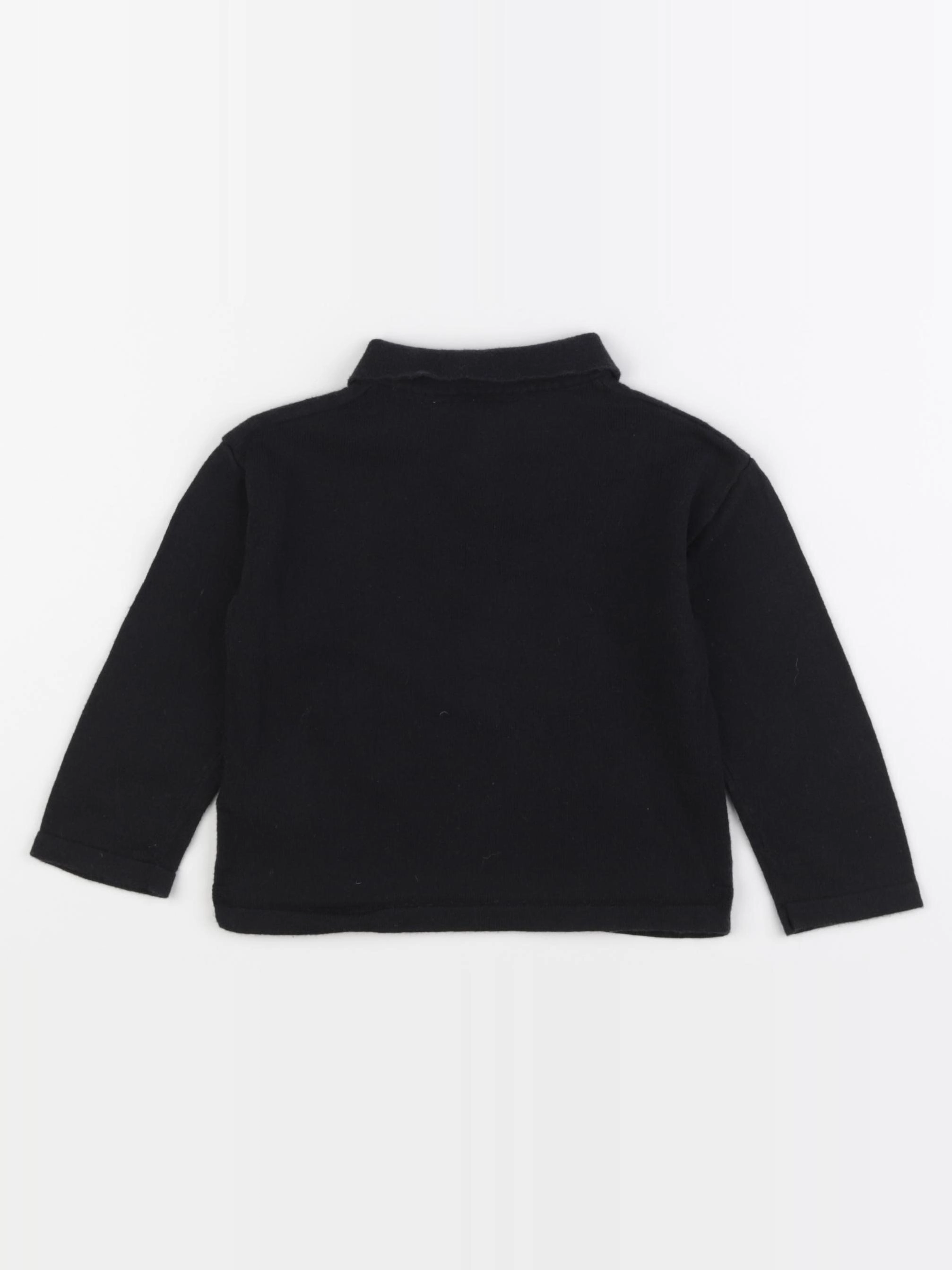 Zara - pull noir - 2 ans