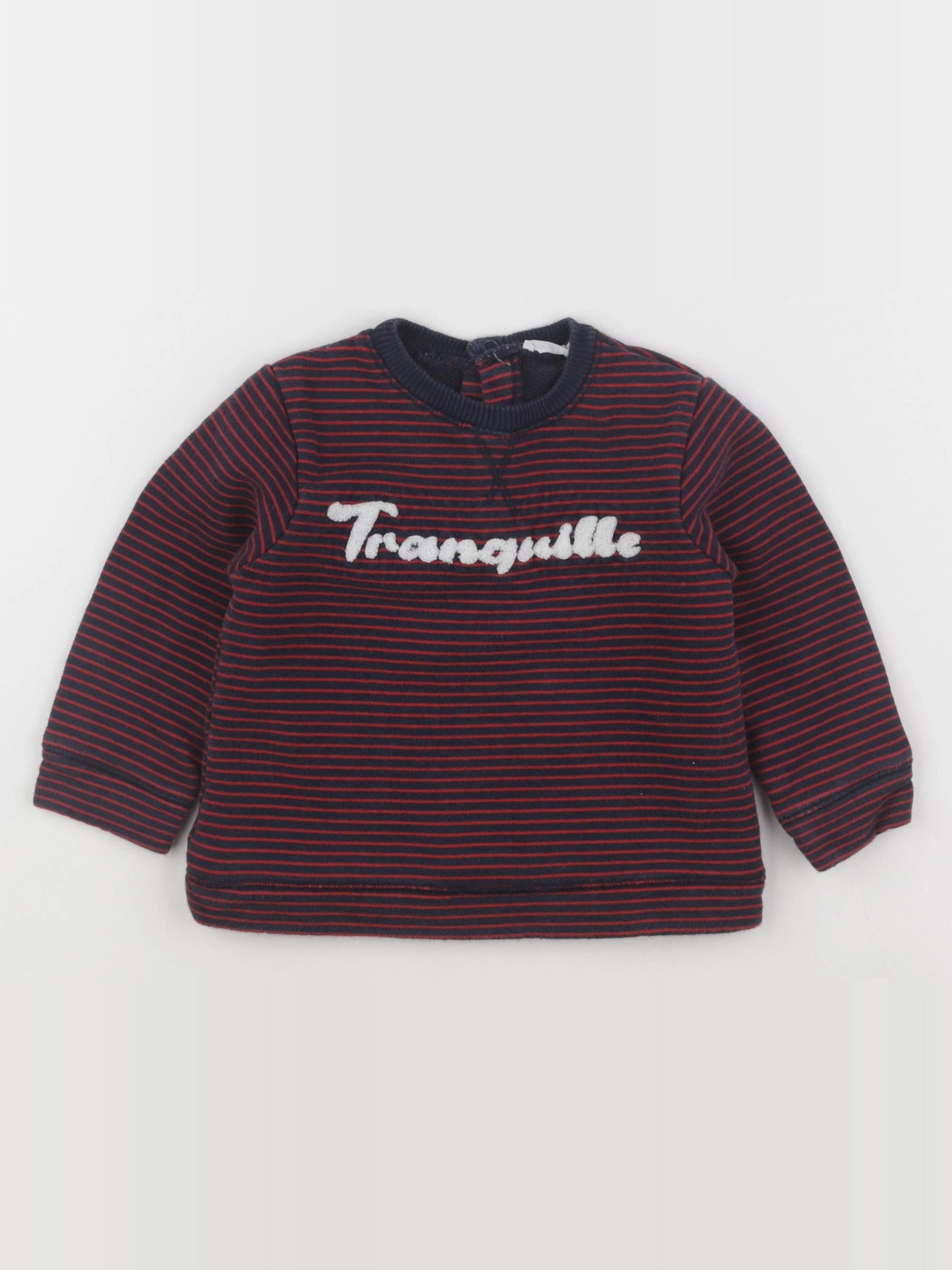 Boutchou - tee-shirt bleu, rouge - 18 mois
