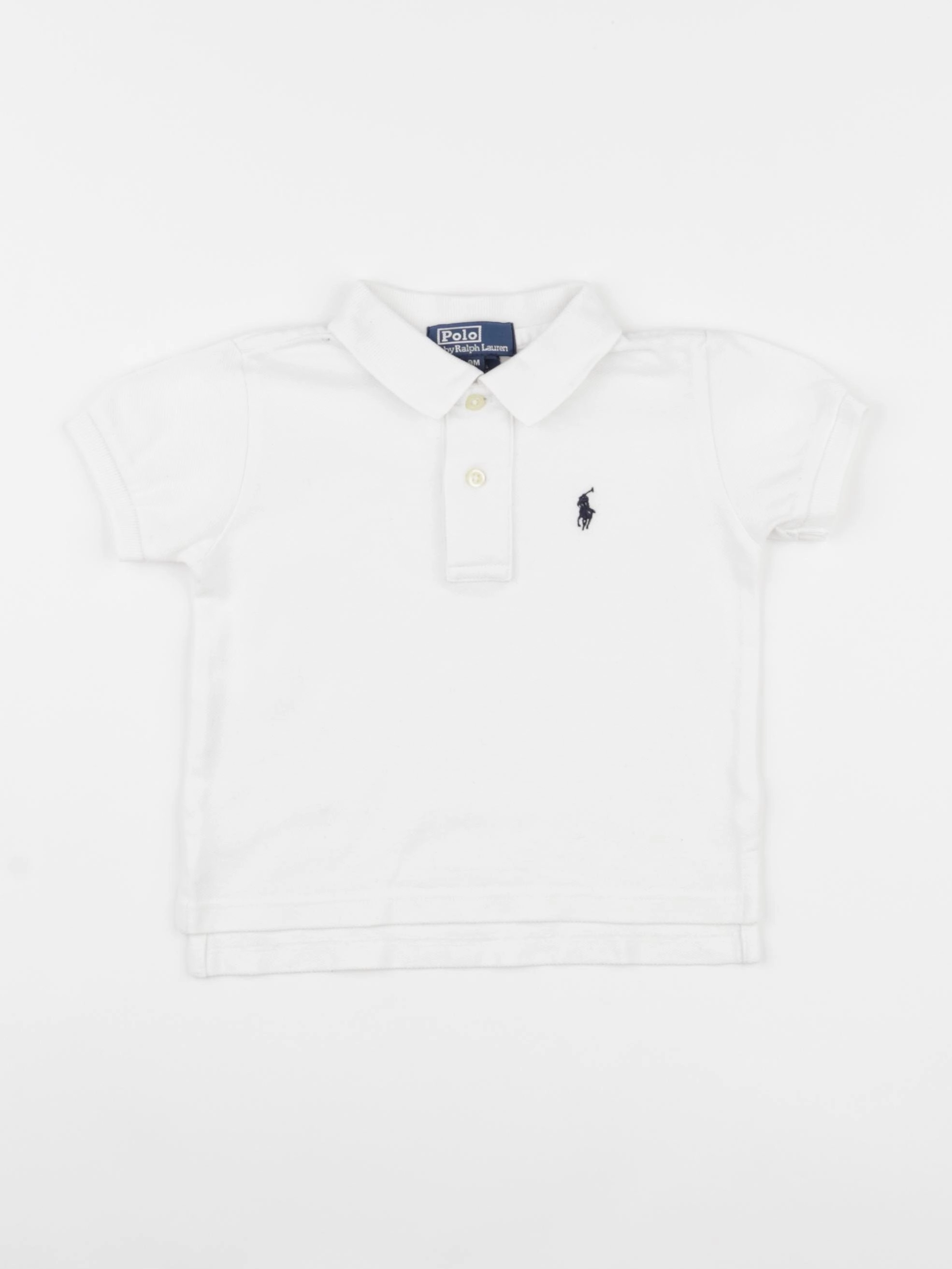 Ralph Lauren - polo blanc - 9 mois