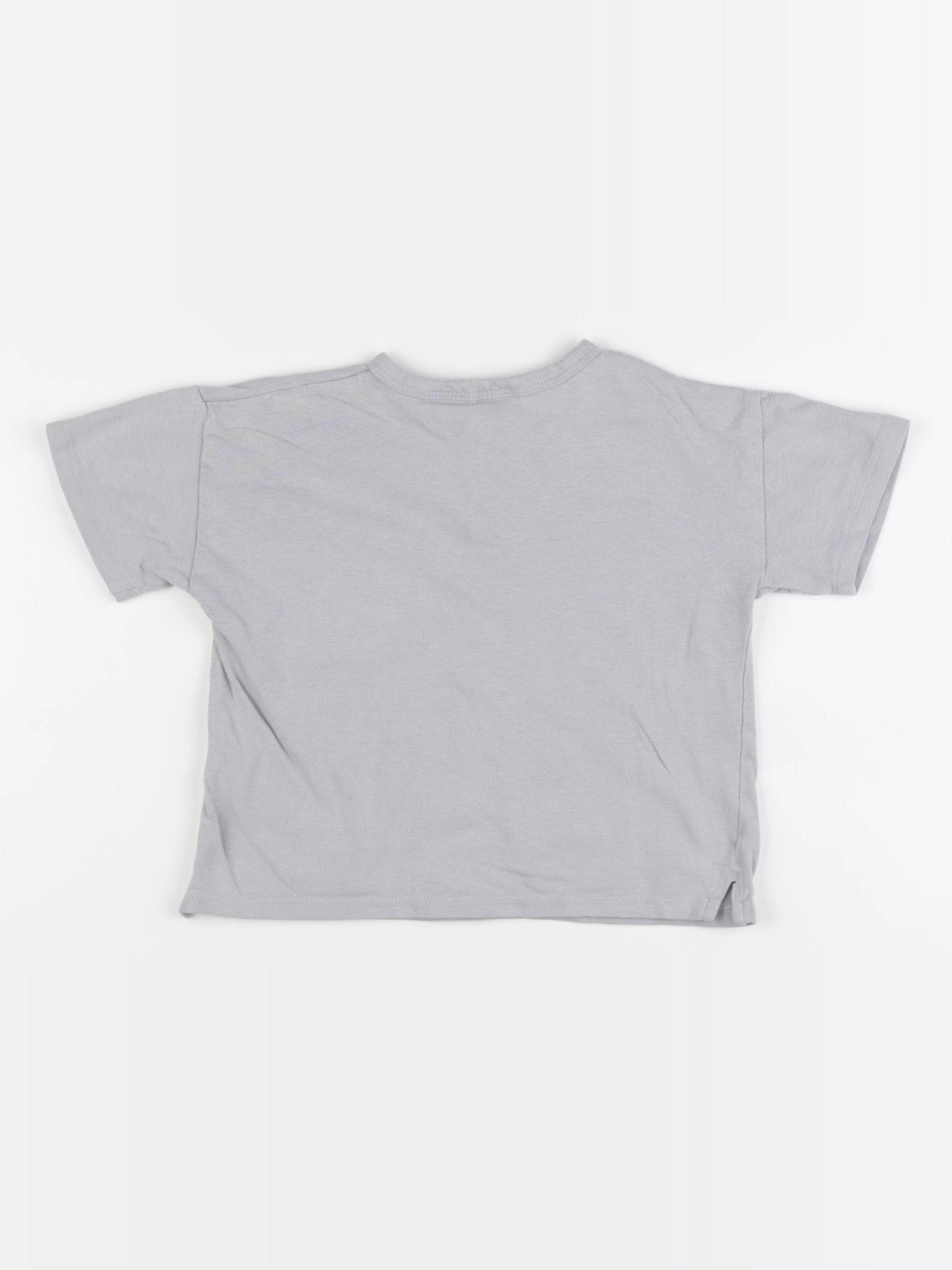 Zara - tee-shirt gris - 2 ans