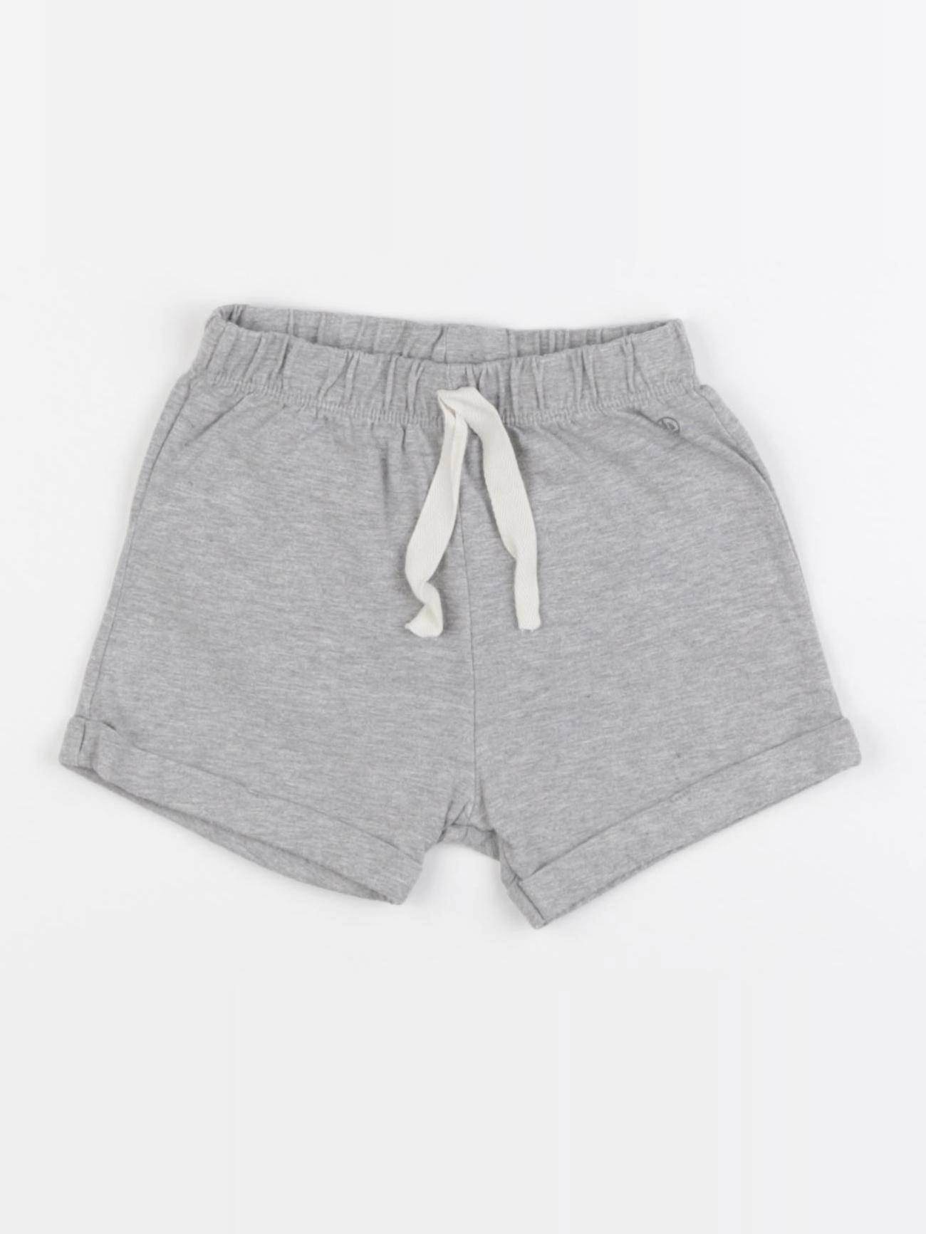 Petit Bateau - short gris - 18 mois