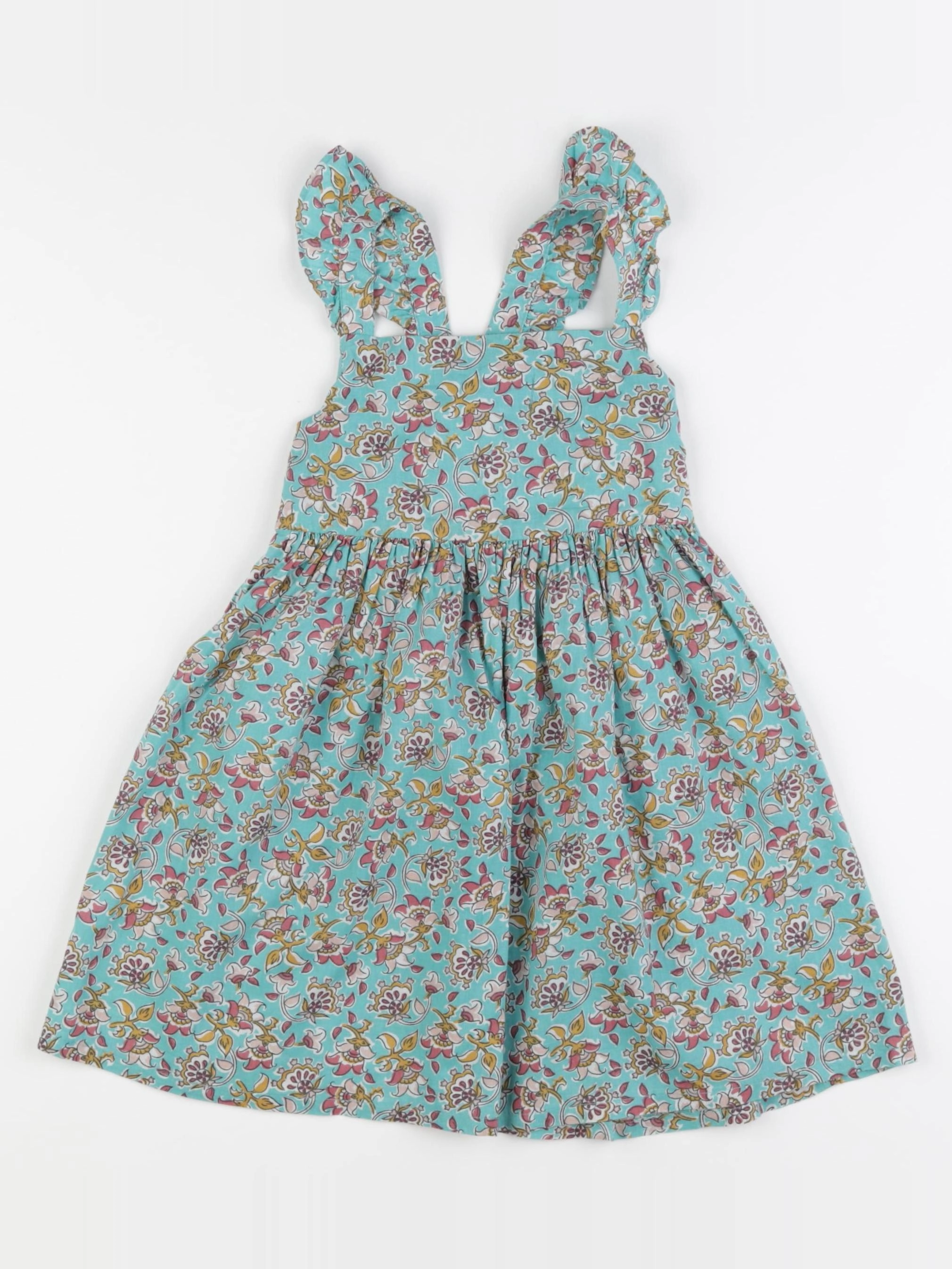 Vertbaudet - robe multicolore - 4 ans