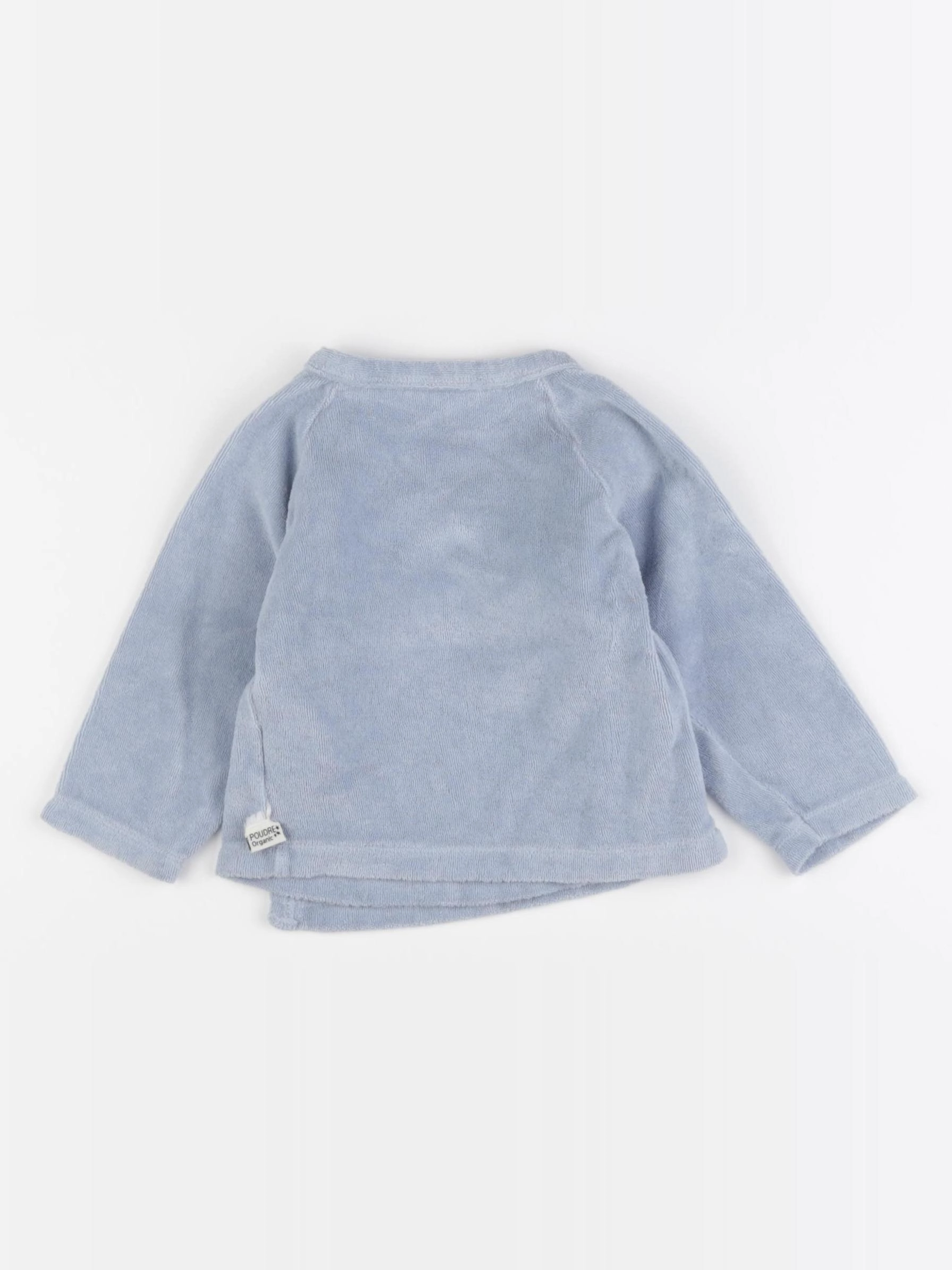 Poudre Organic - sweat bleu - 6 mois