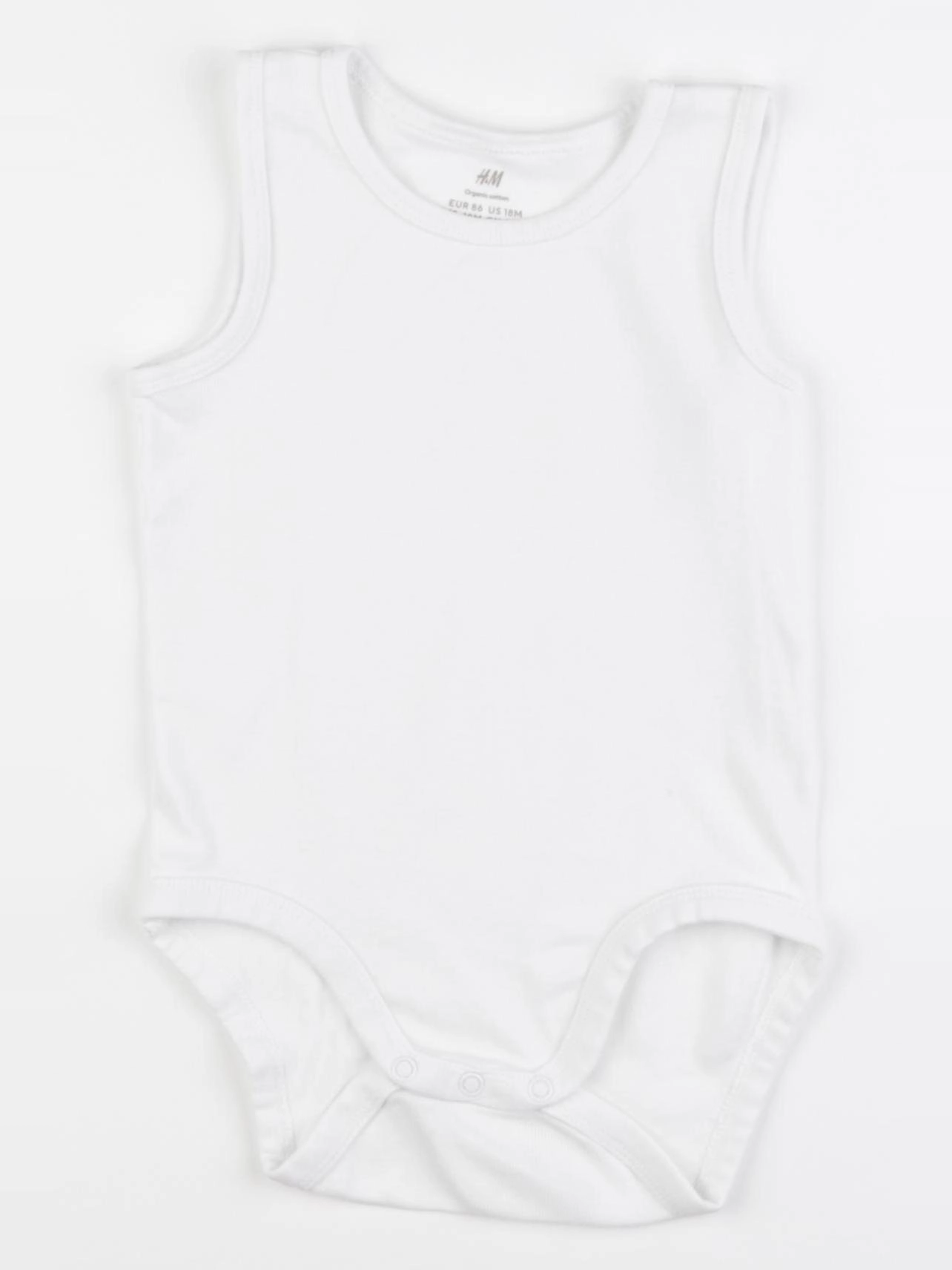 H&M - body blanc - 12/18 mois