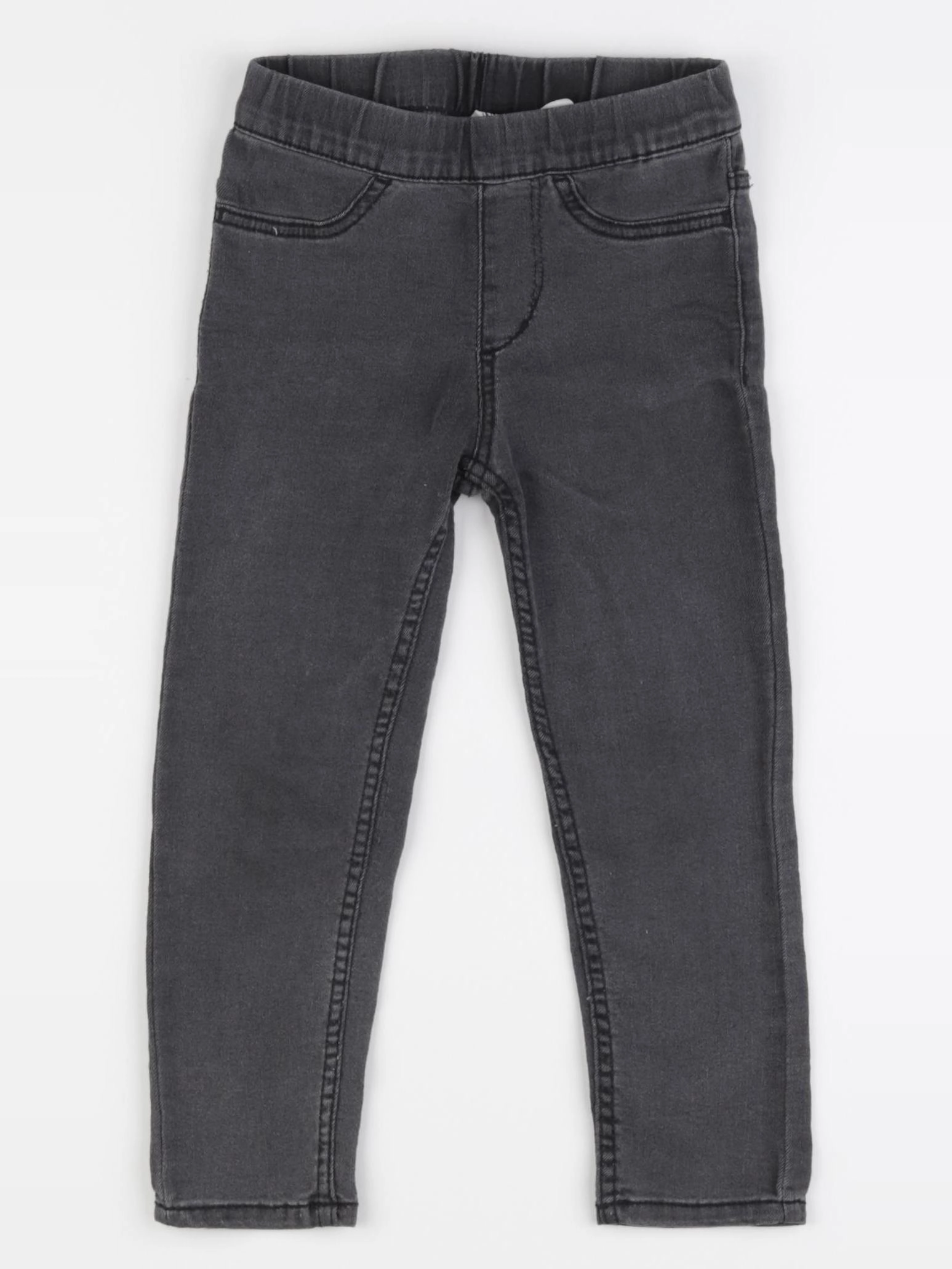 H&M - jegging gris - 2 ans