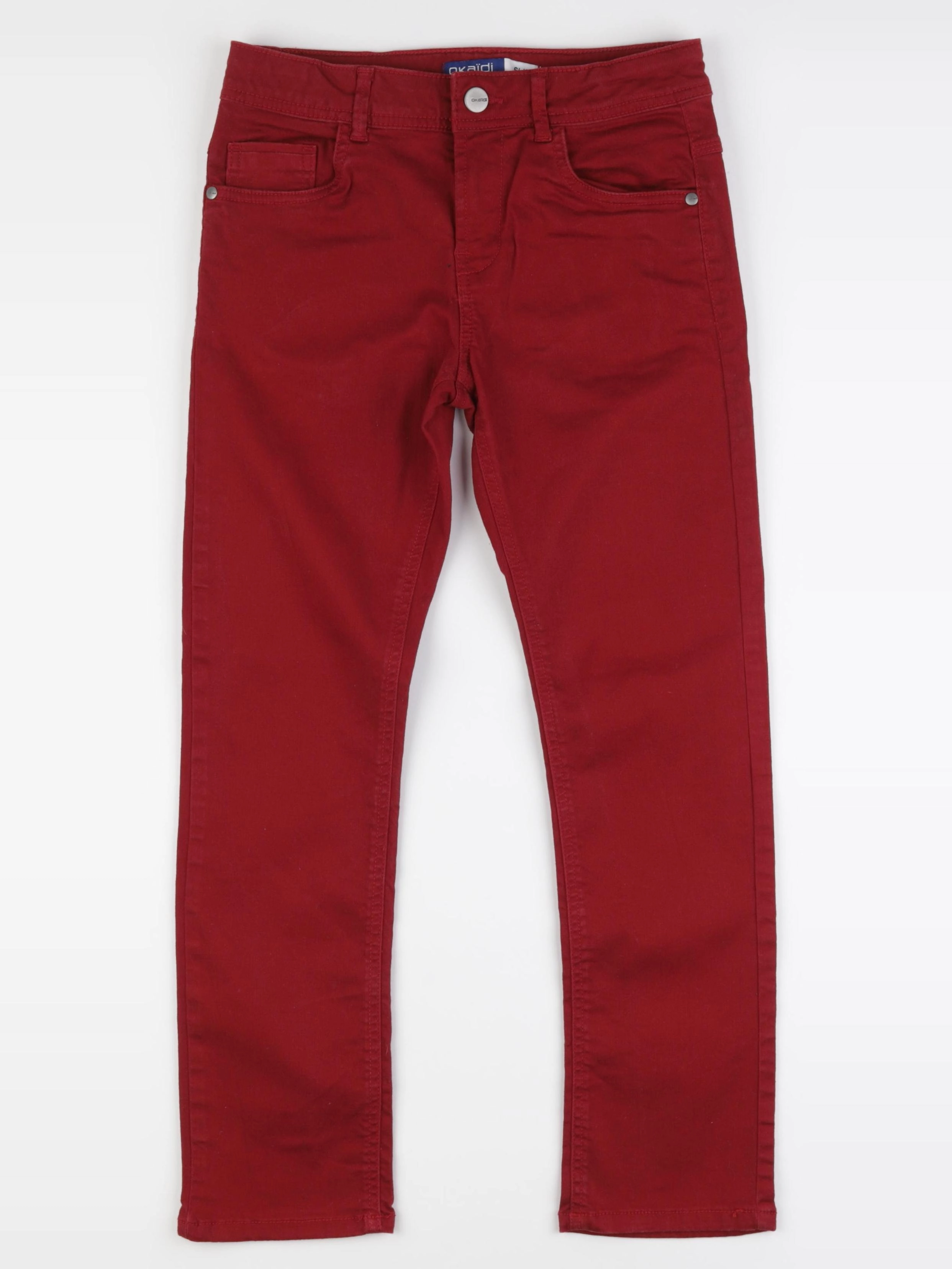 Okaidi - jean rouge - 10 ans