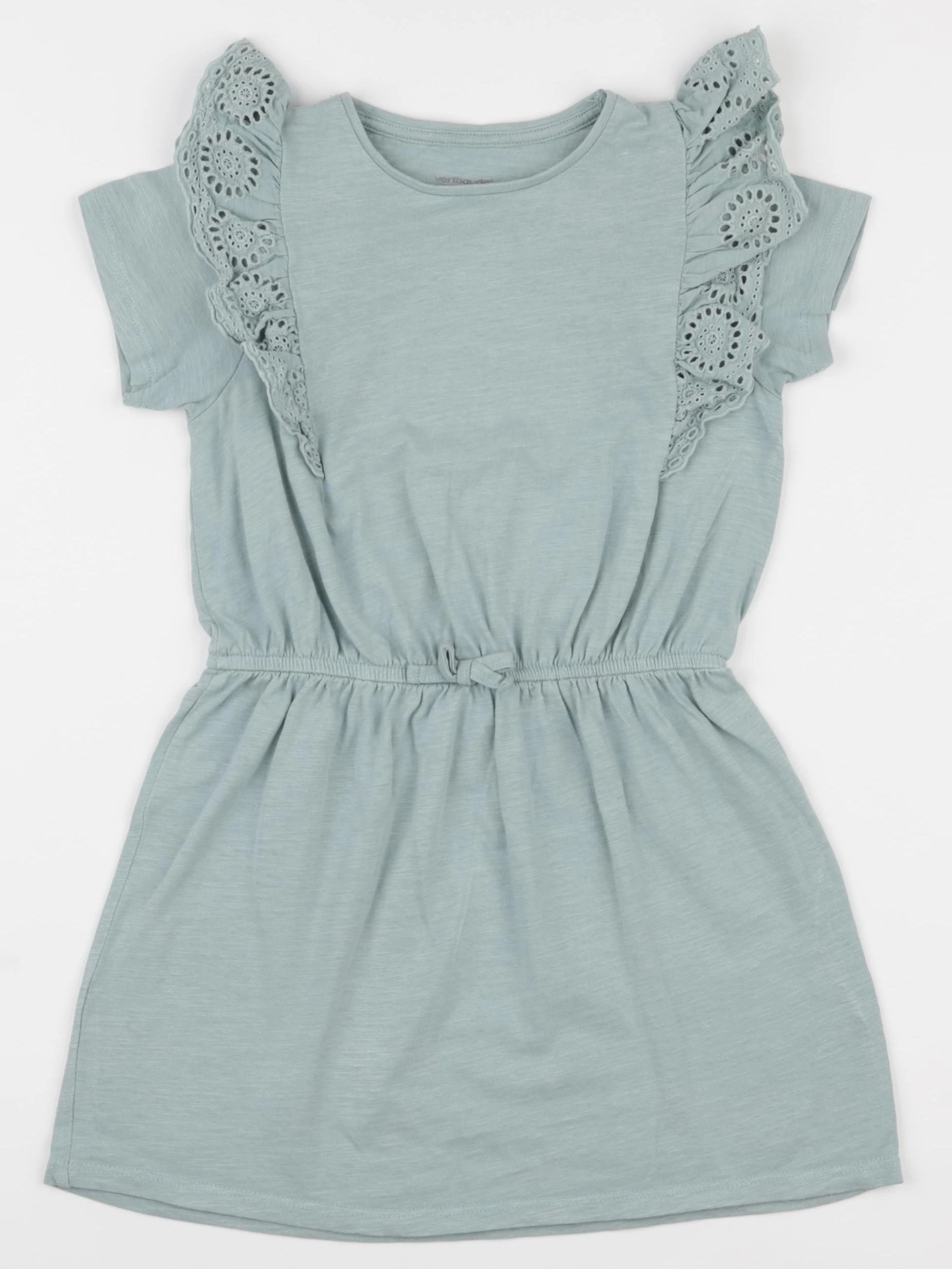 Vertbaudet - robe vert - 6 ans