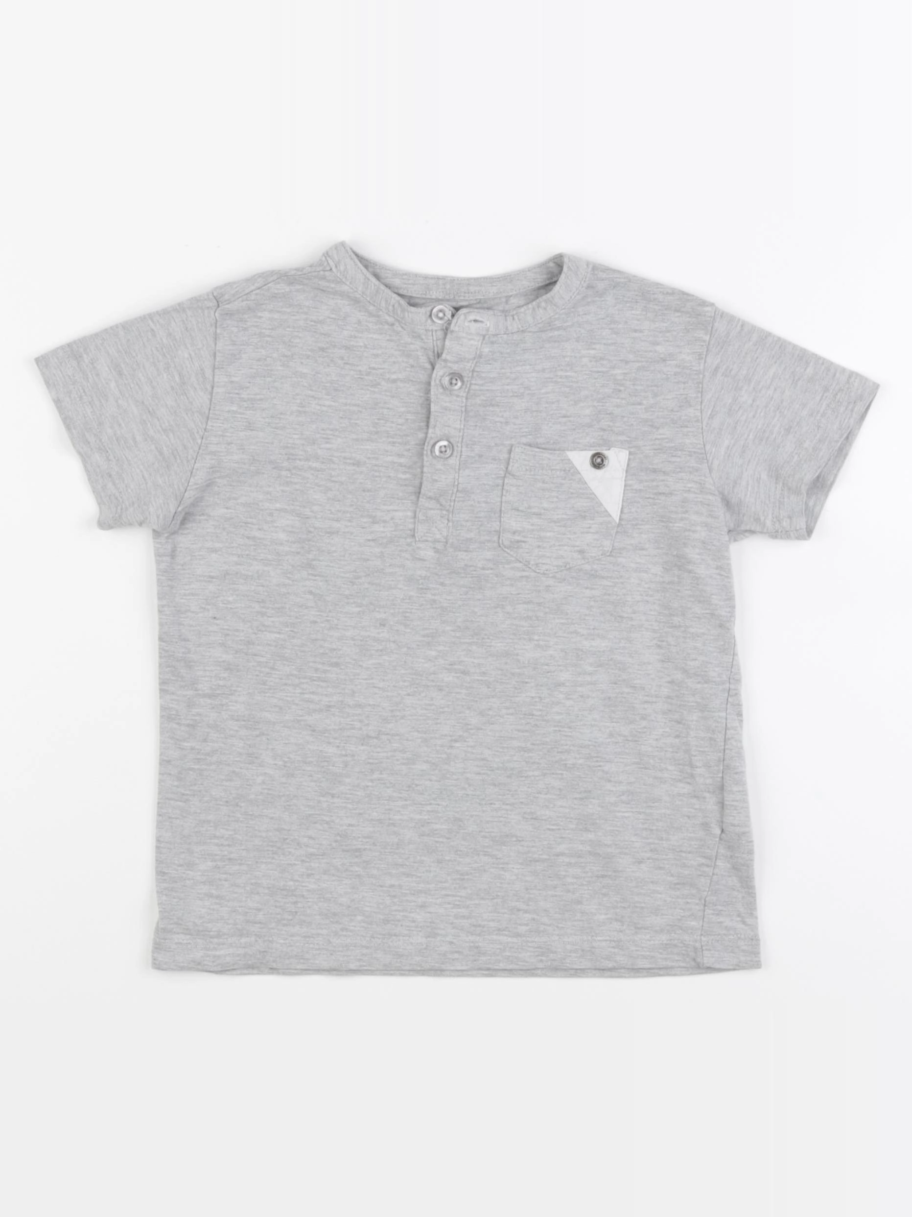Vertbaudet - tee-shirt gris - 5 ans