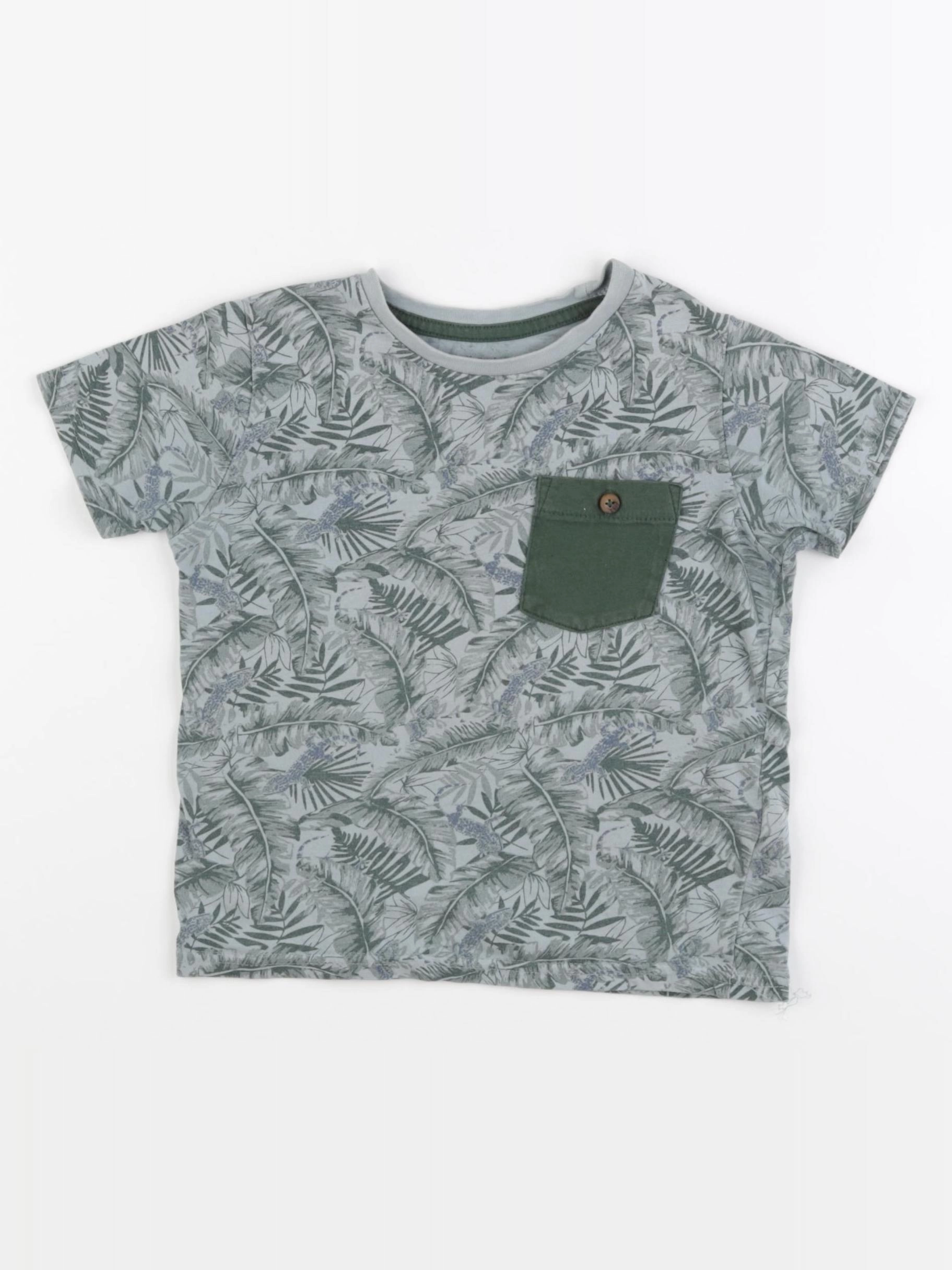 Vertbaudet - tee-shirt vert - 5 ans
