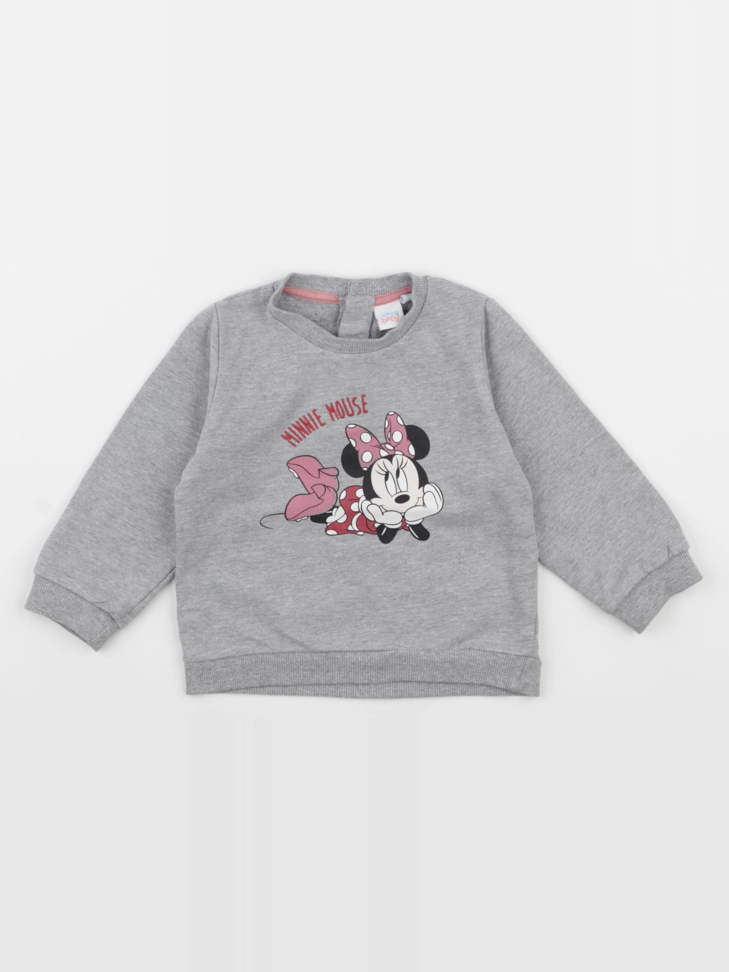 Vertbaudet - sweat gris - 18 mois