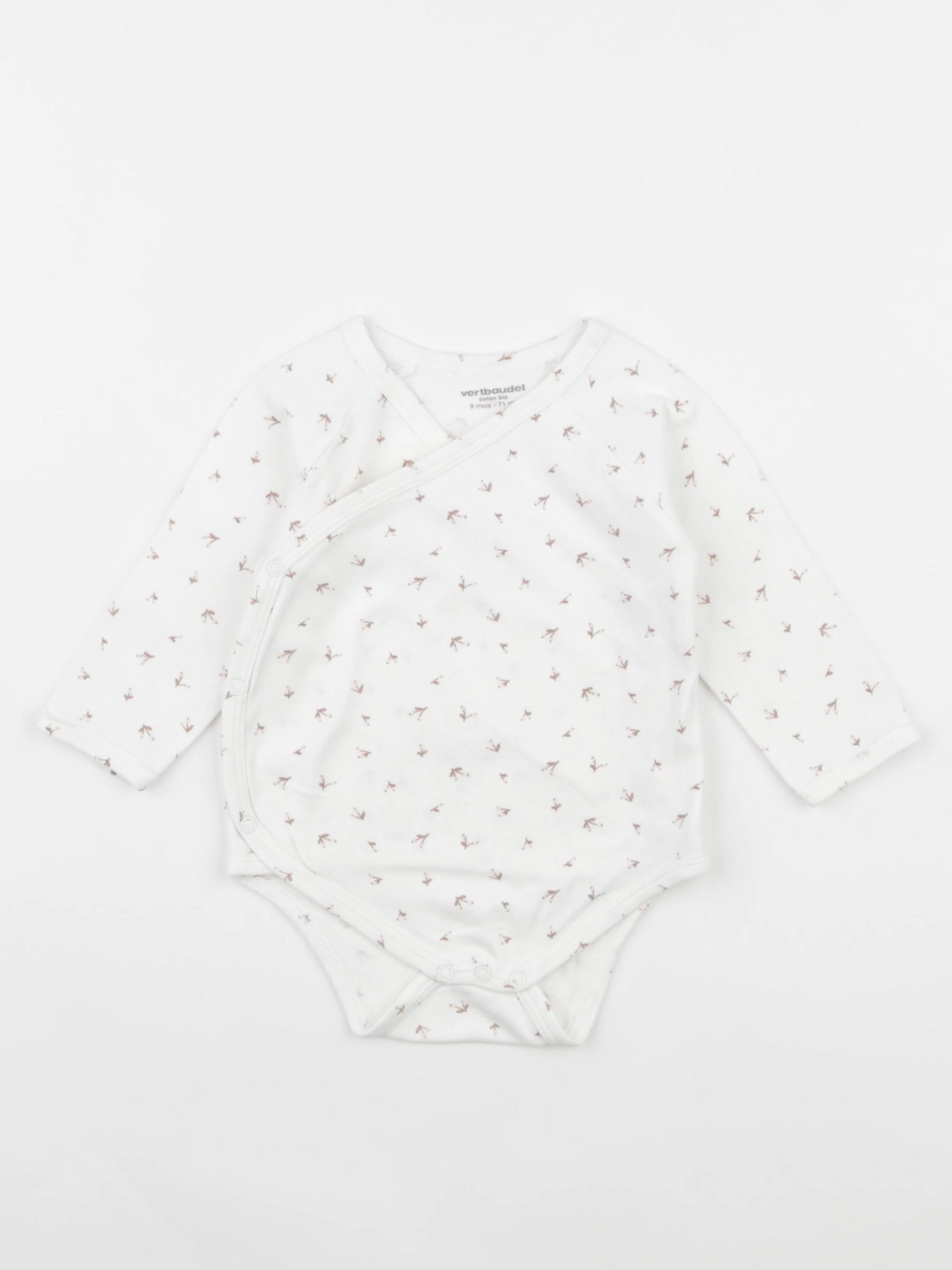 Vertbaudet - body blanc - 9 mois