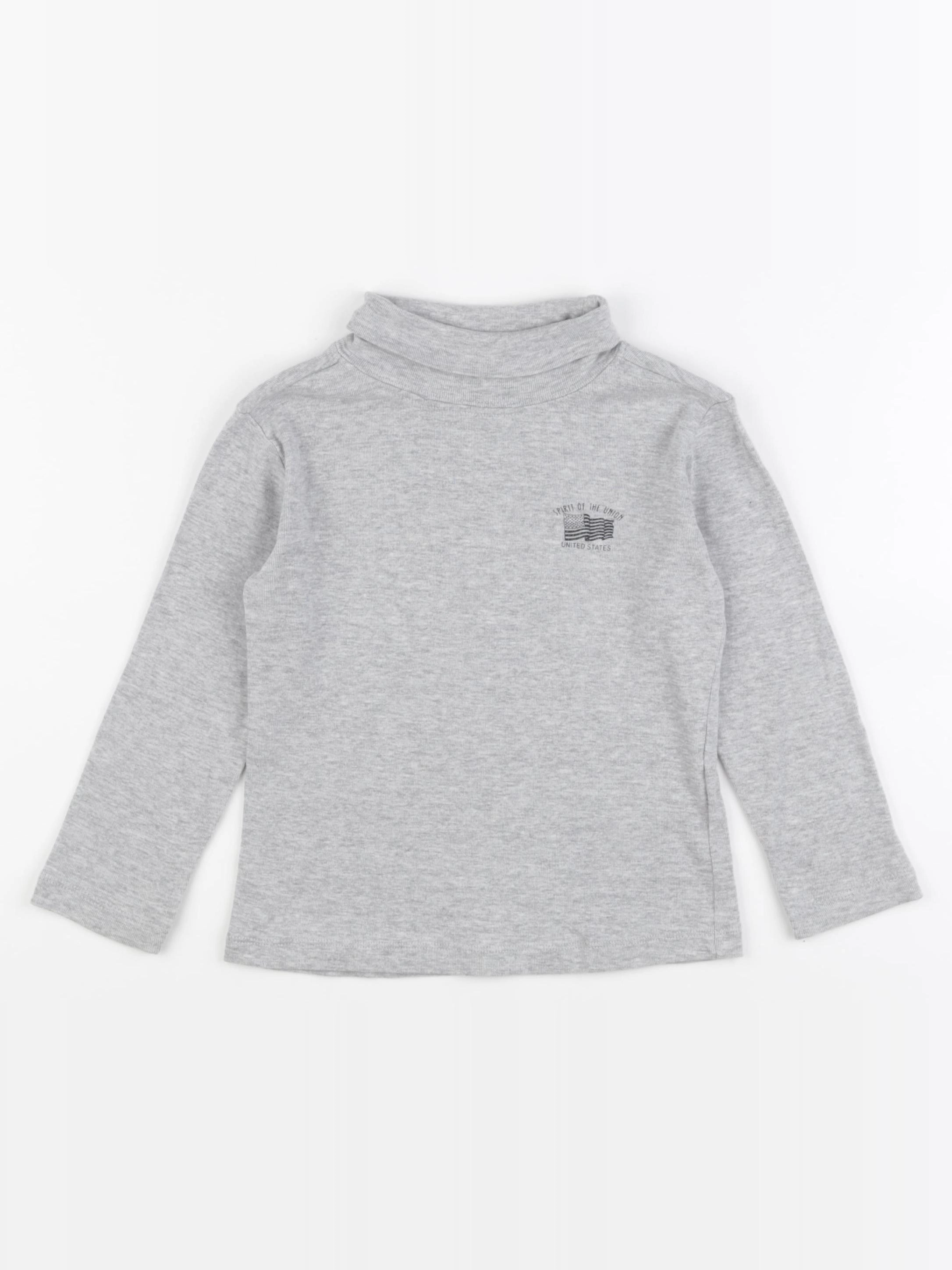 Vertbaudet - sous-pull gris - 5 ans