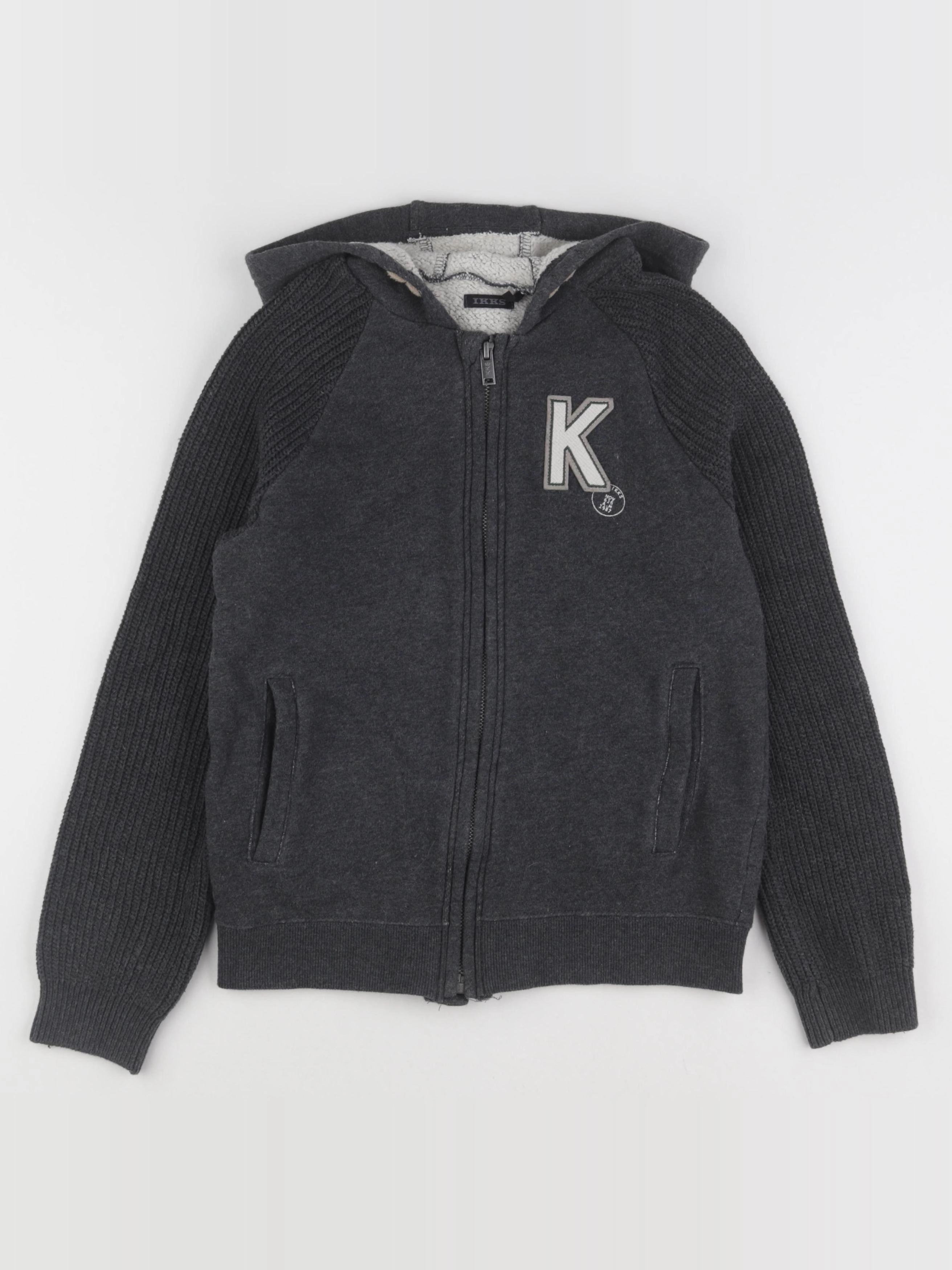 IKKS - sweat gris - 10 ans