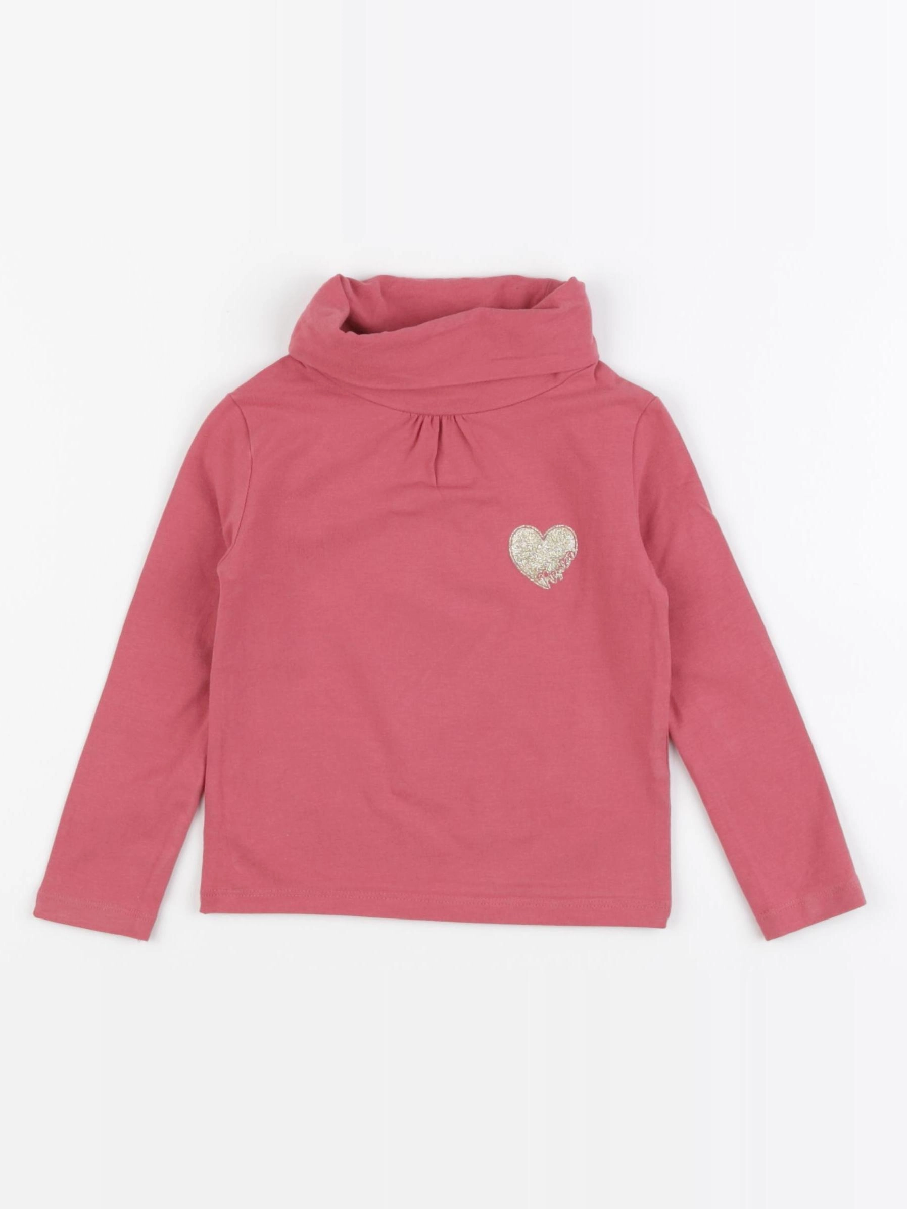 Vertbaudet - sous-pull rose - 2 ans