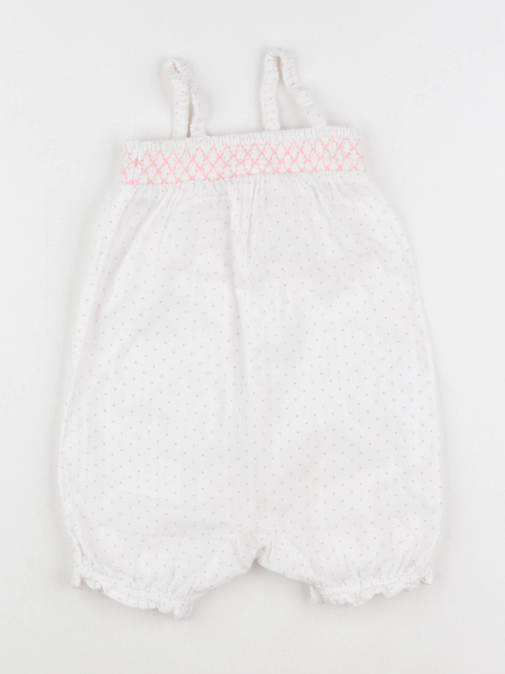 Tape à l'oeil - combinaison blanc, rose - 18 mois