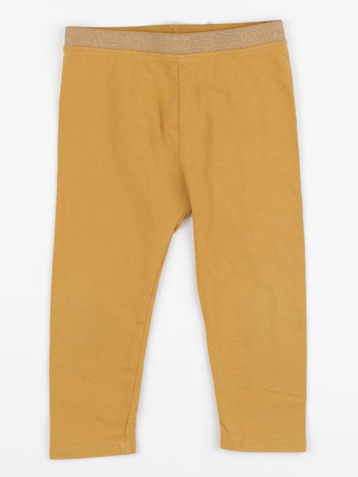 Vertbaudet - legging jaune - 18 mois