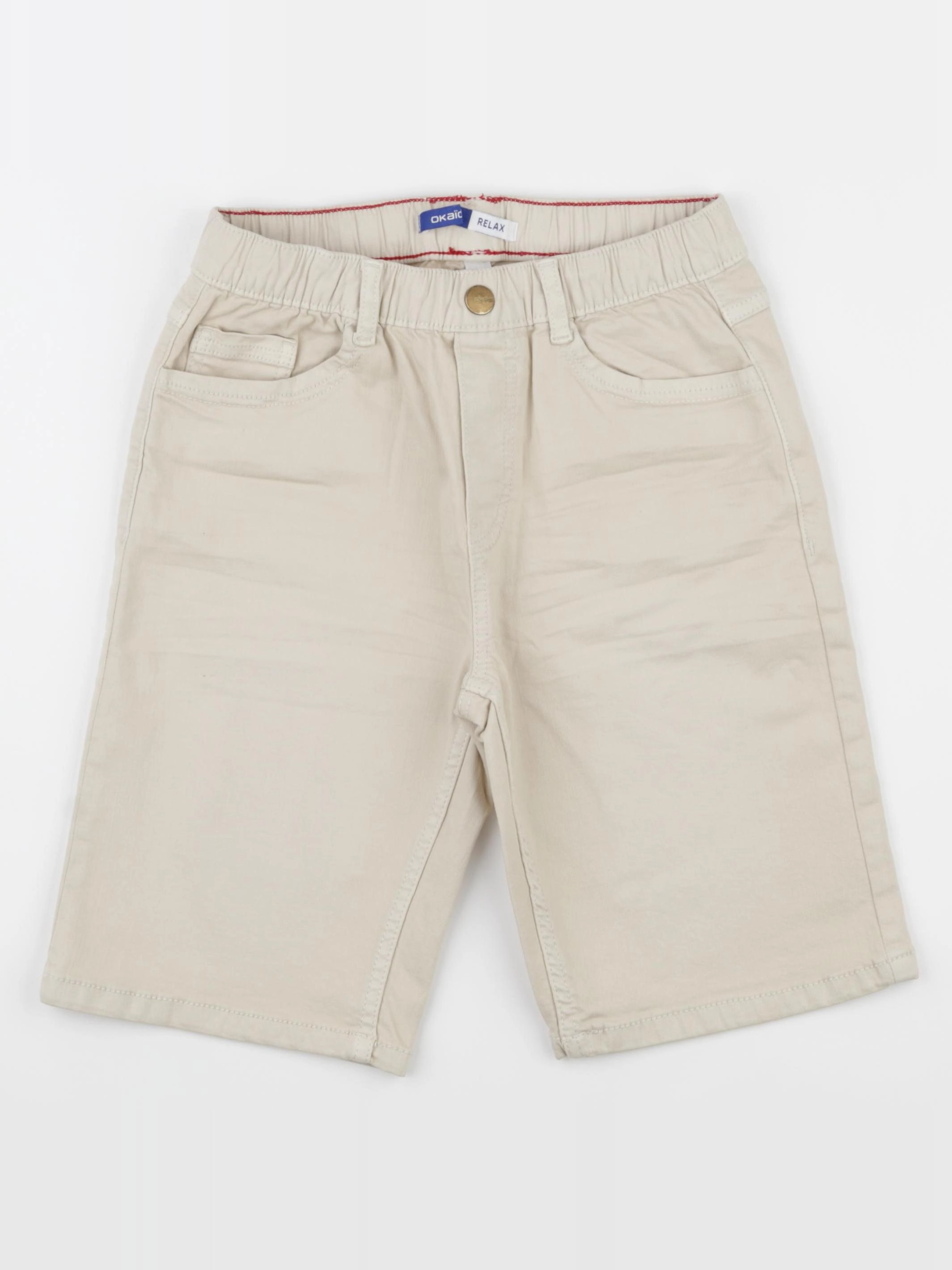 Okaidi - short beige - 9 ans