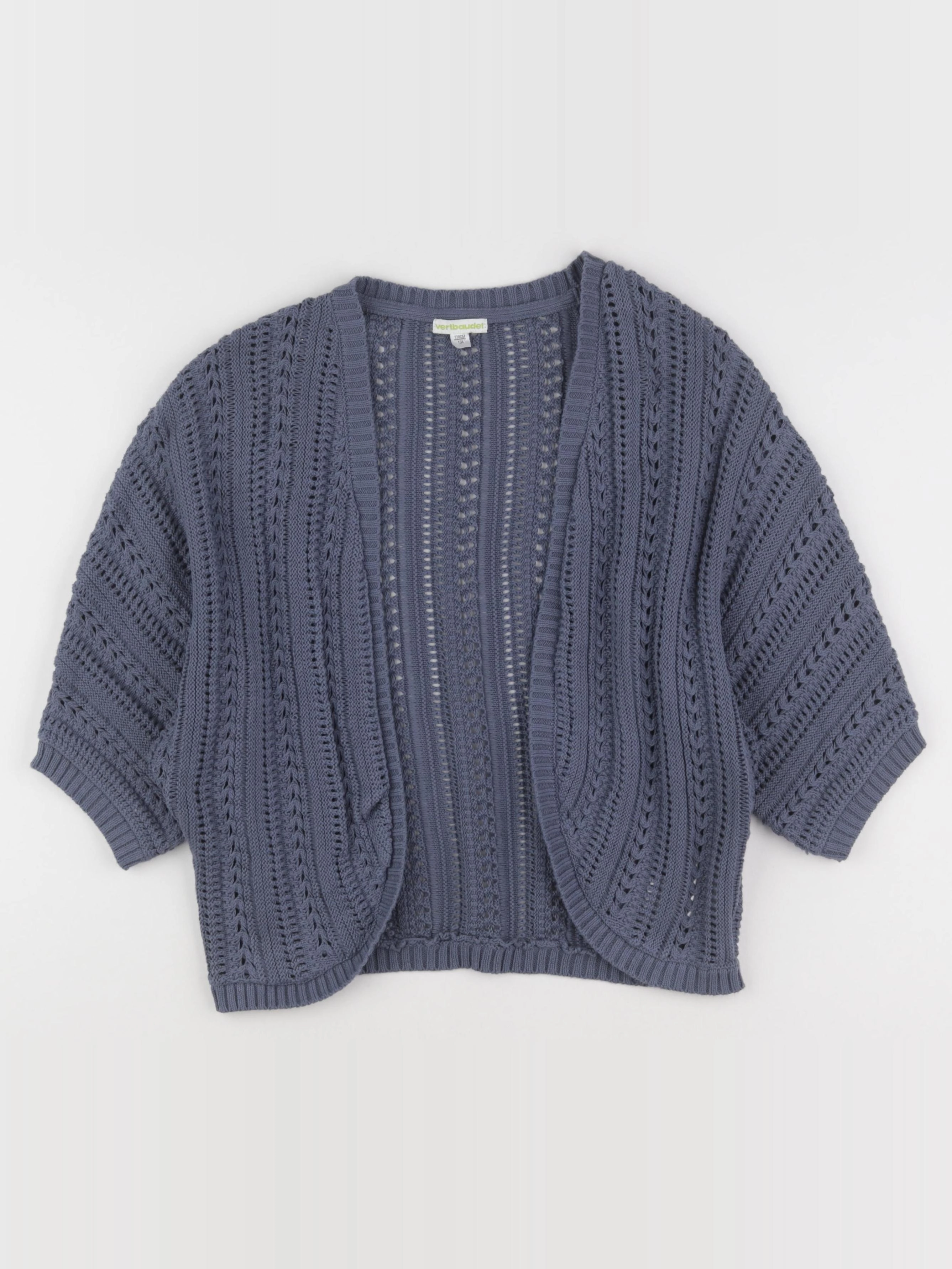 Vertbaudet - gilet bleu - 10 ans