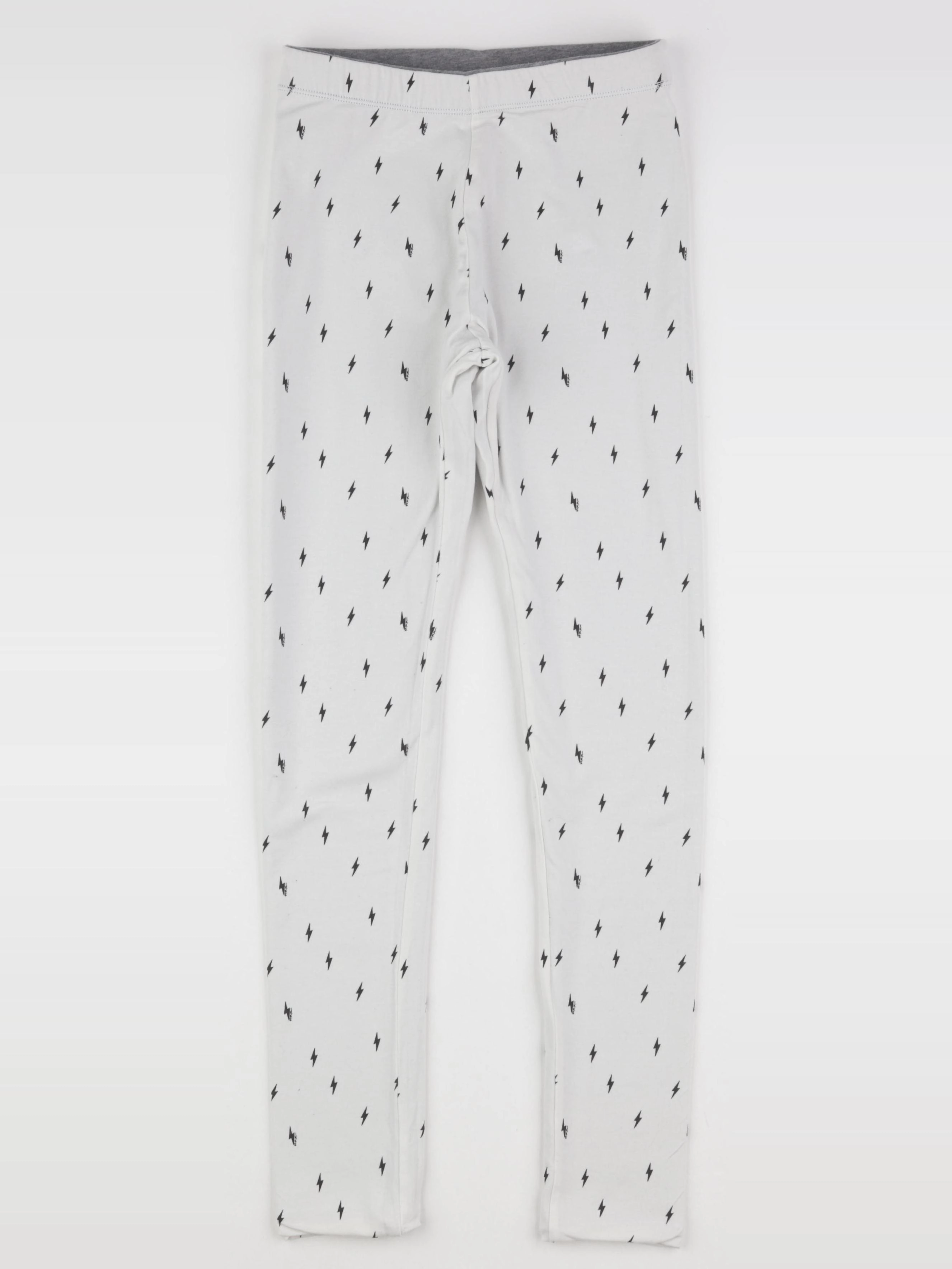 IKKS - legging réversible gris, blanc - 12 ans