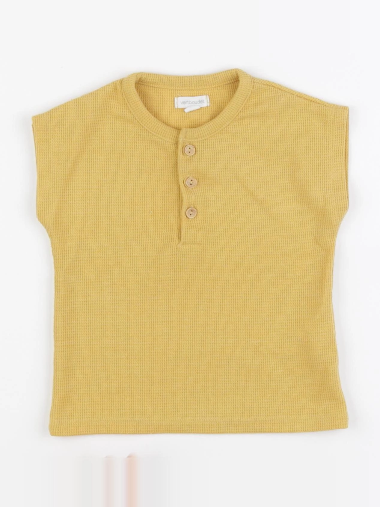 Vertbaudet - tee-shirt jaune - 2 ans