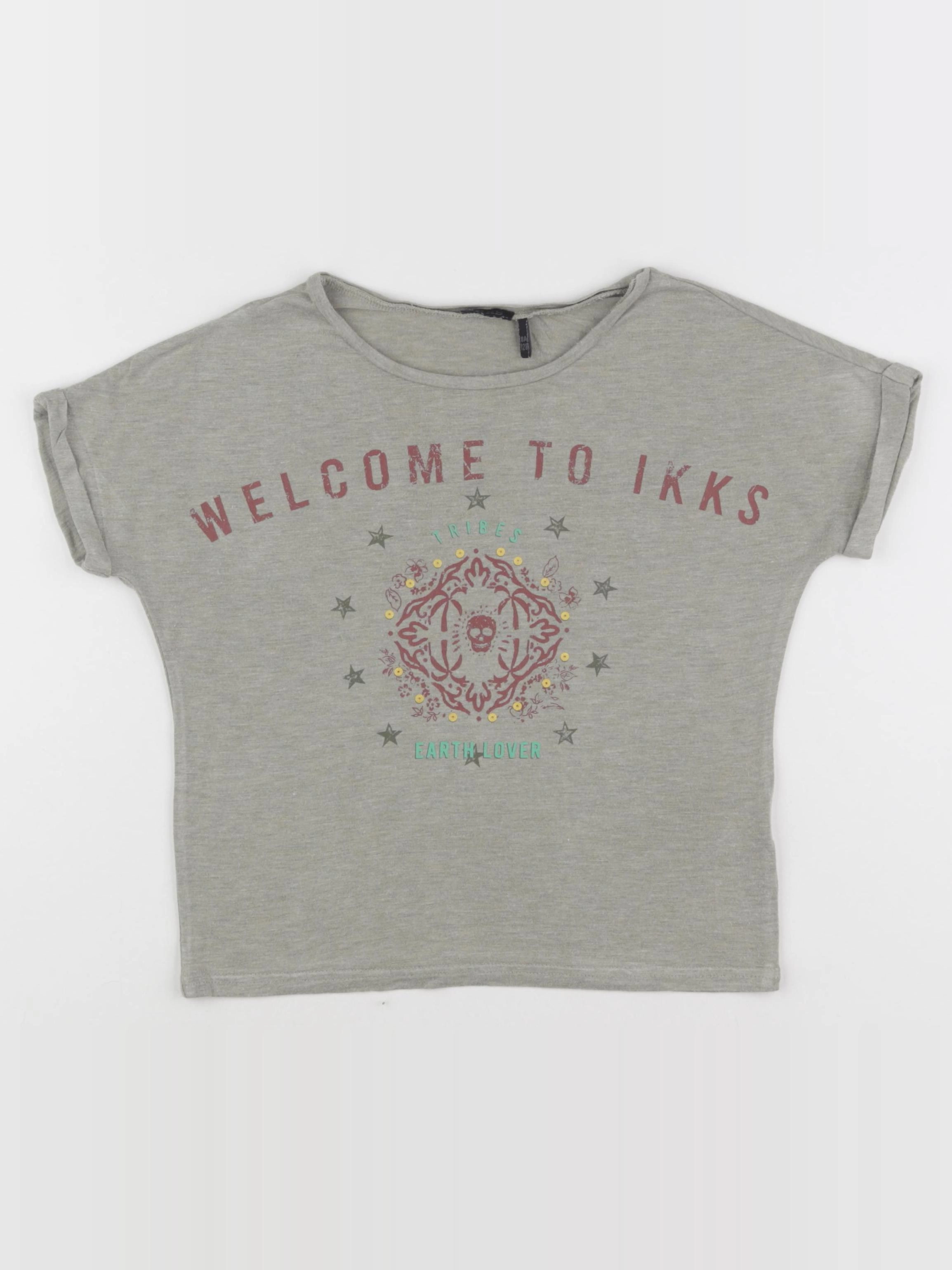 IKKS - tee-shirt vert - 8 ans