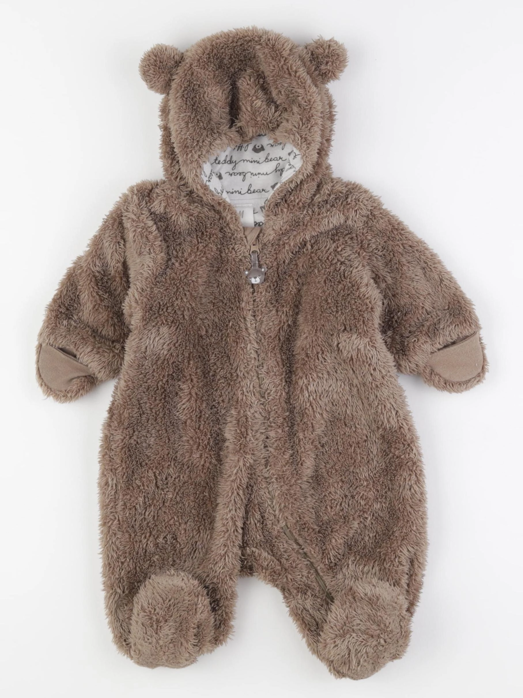 H&M - combinaison marron - 1/2 mois