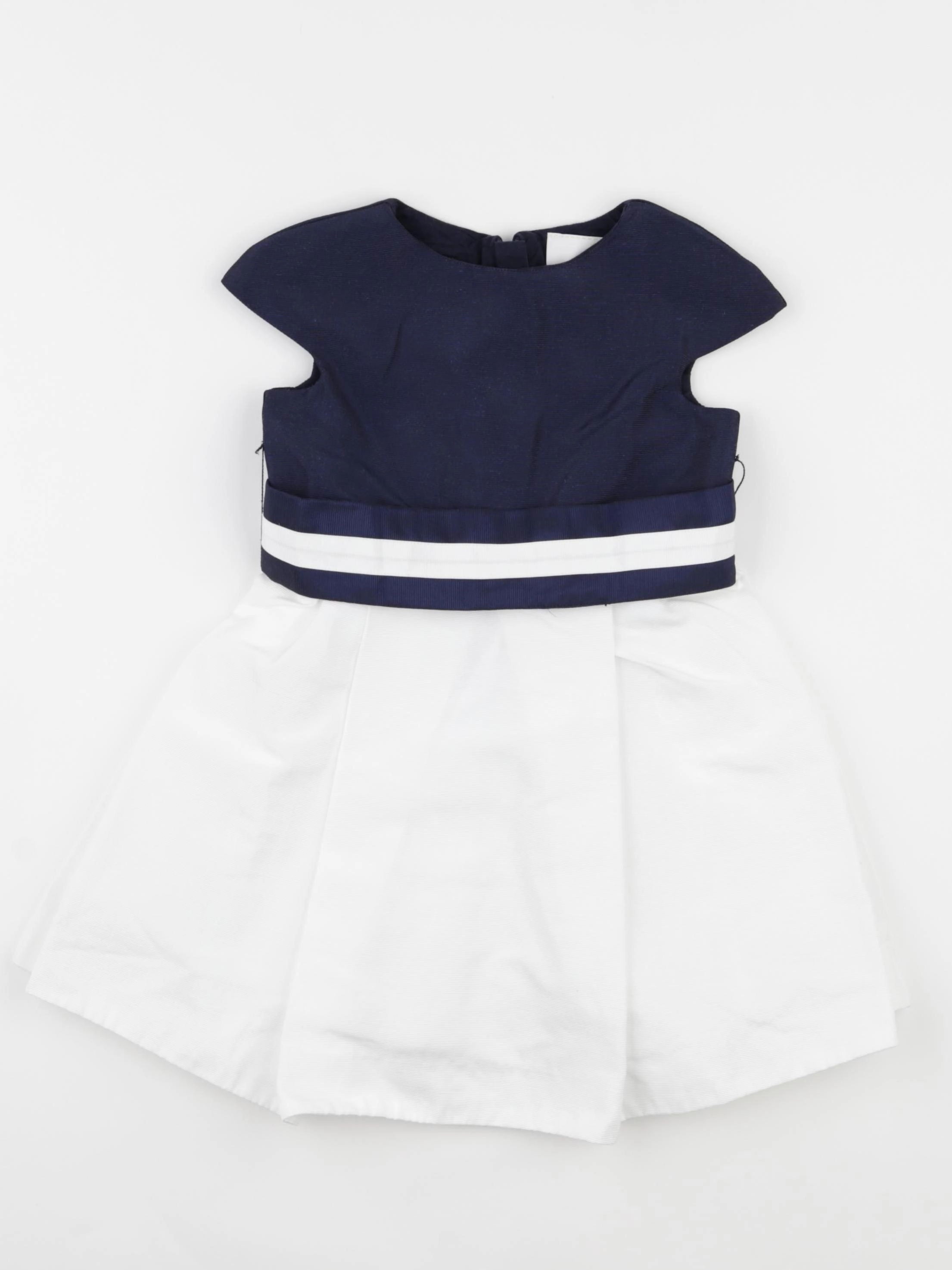 Jacadi - robe bleu, blanc - 3 ans