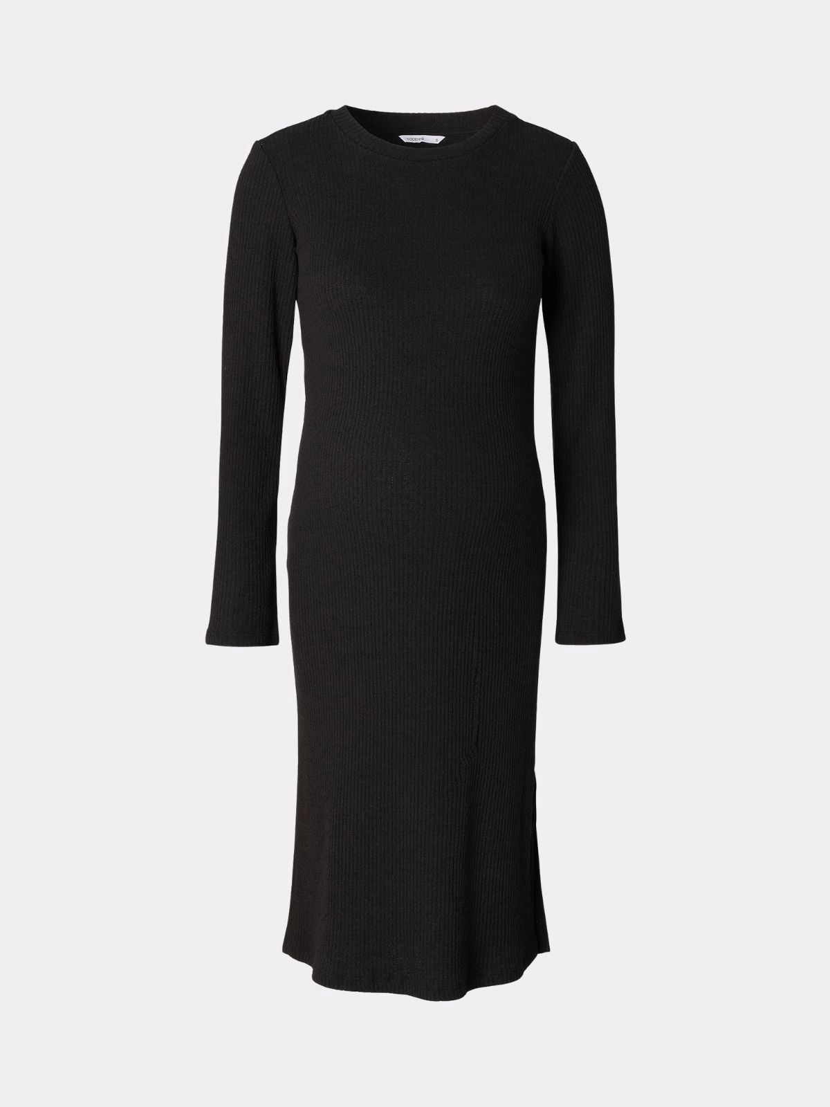 Noppies maternité - robe côtelée grossesse noir - m