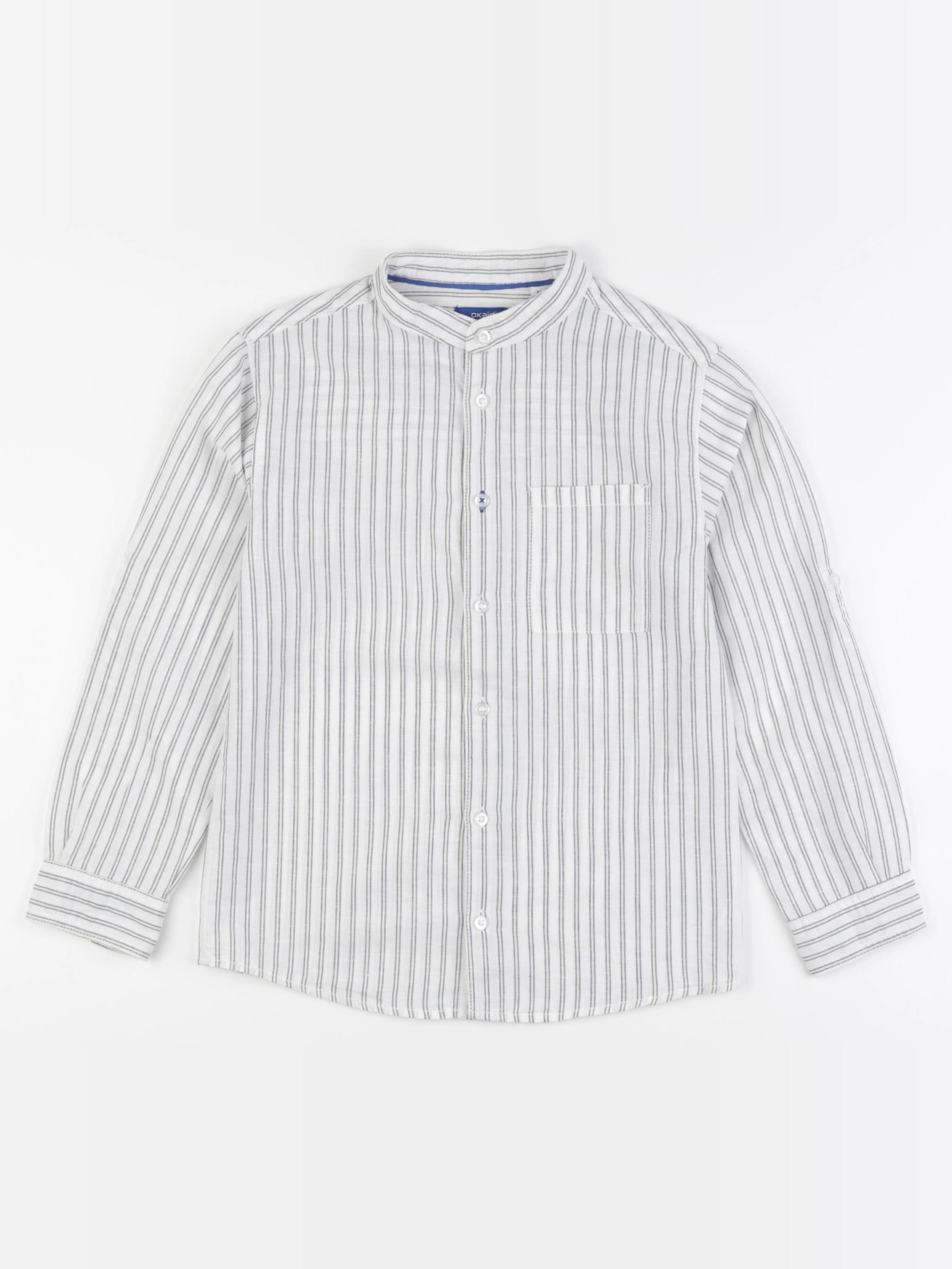 Okaidi - chemise blanc, beige - 8 ans