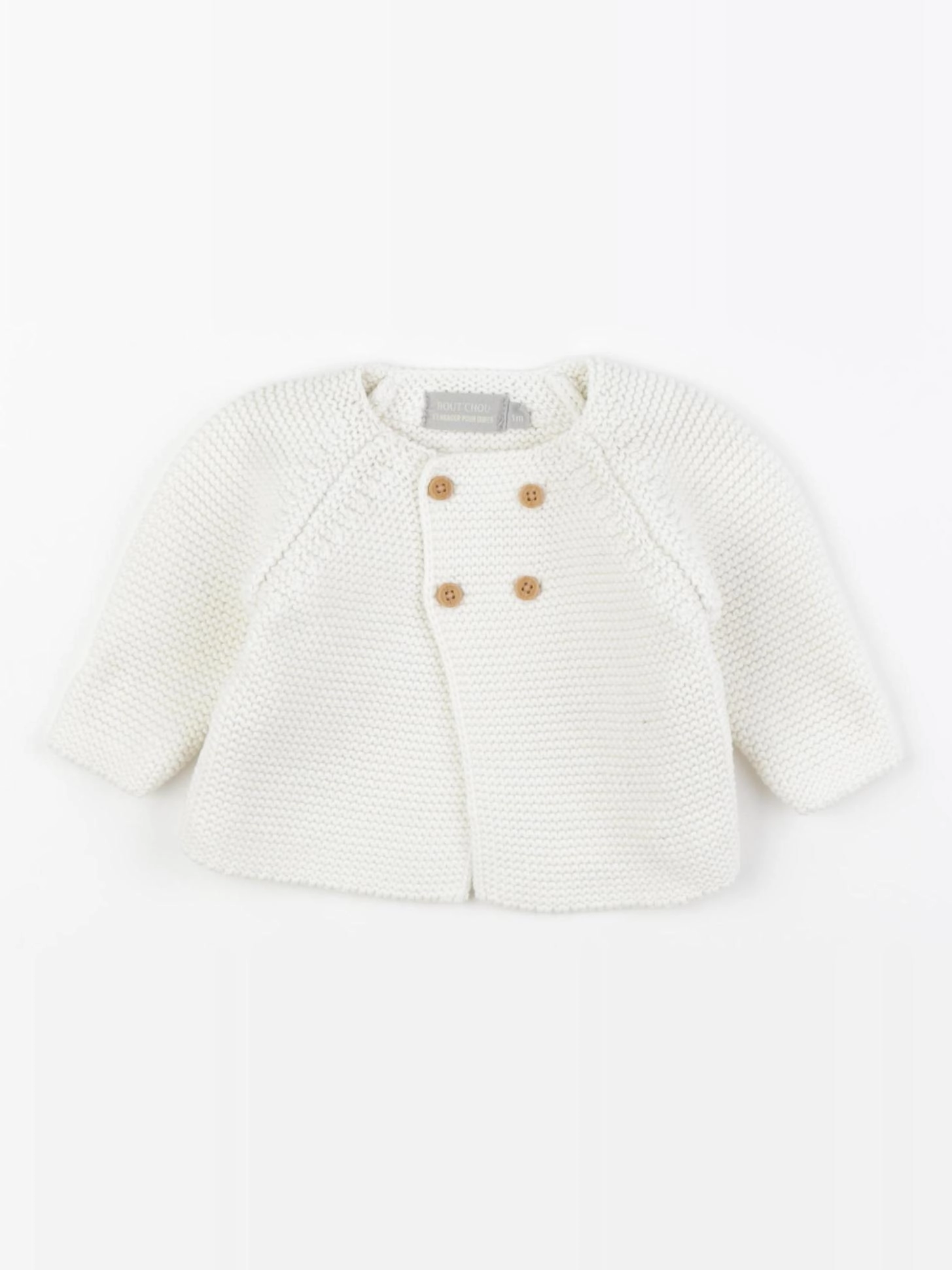 Boutchou - gilet beige - 1 mois