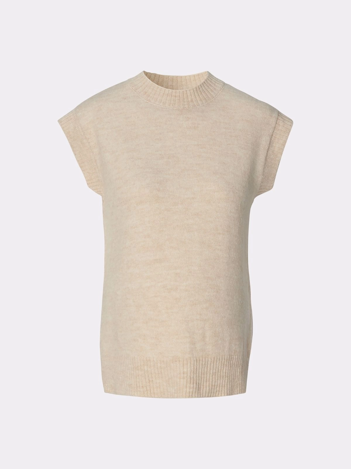 Noppies maternité - pull sans manche grossesse beige - m