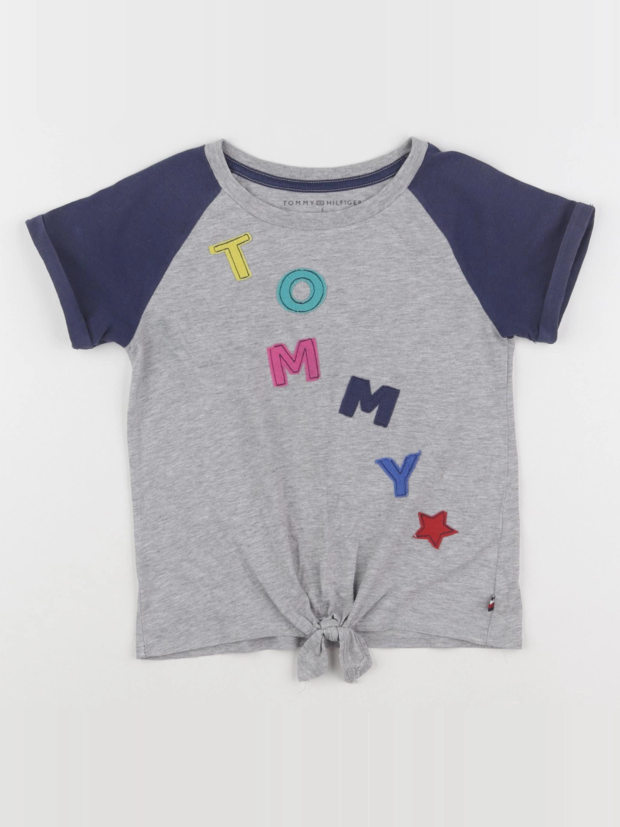 Tommy Hilfiger - tee-shirt gris - 6 ans