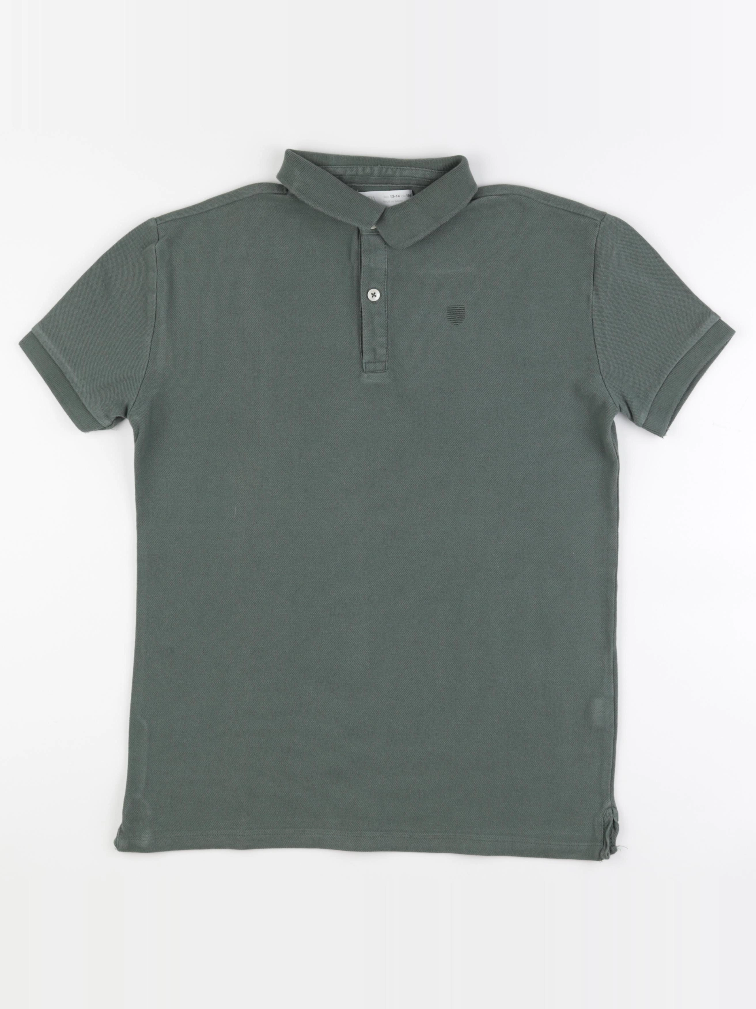 Zara - polo vert - 13/14 ans