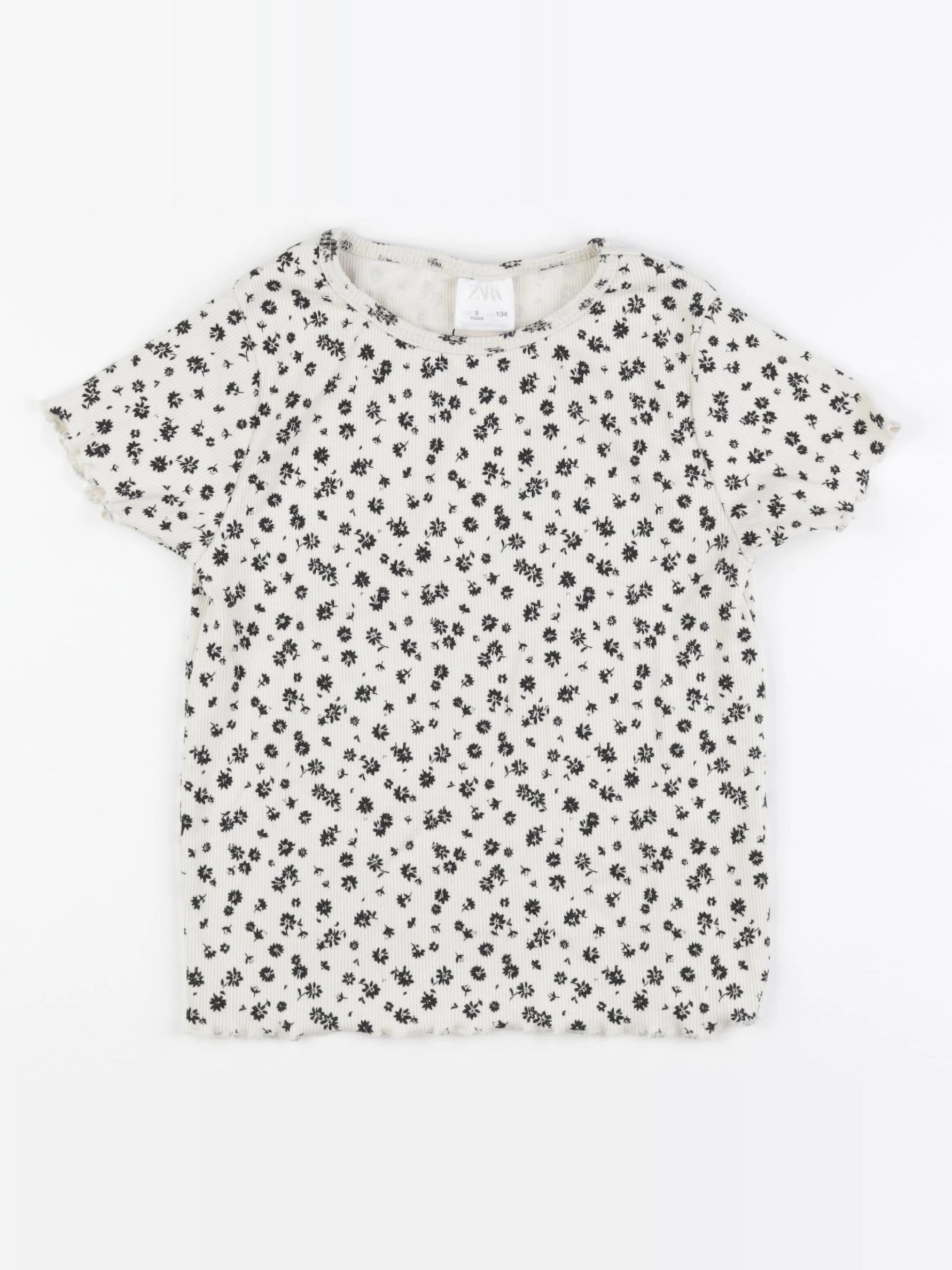 Zara - tee-shirt blanc - 9 ans