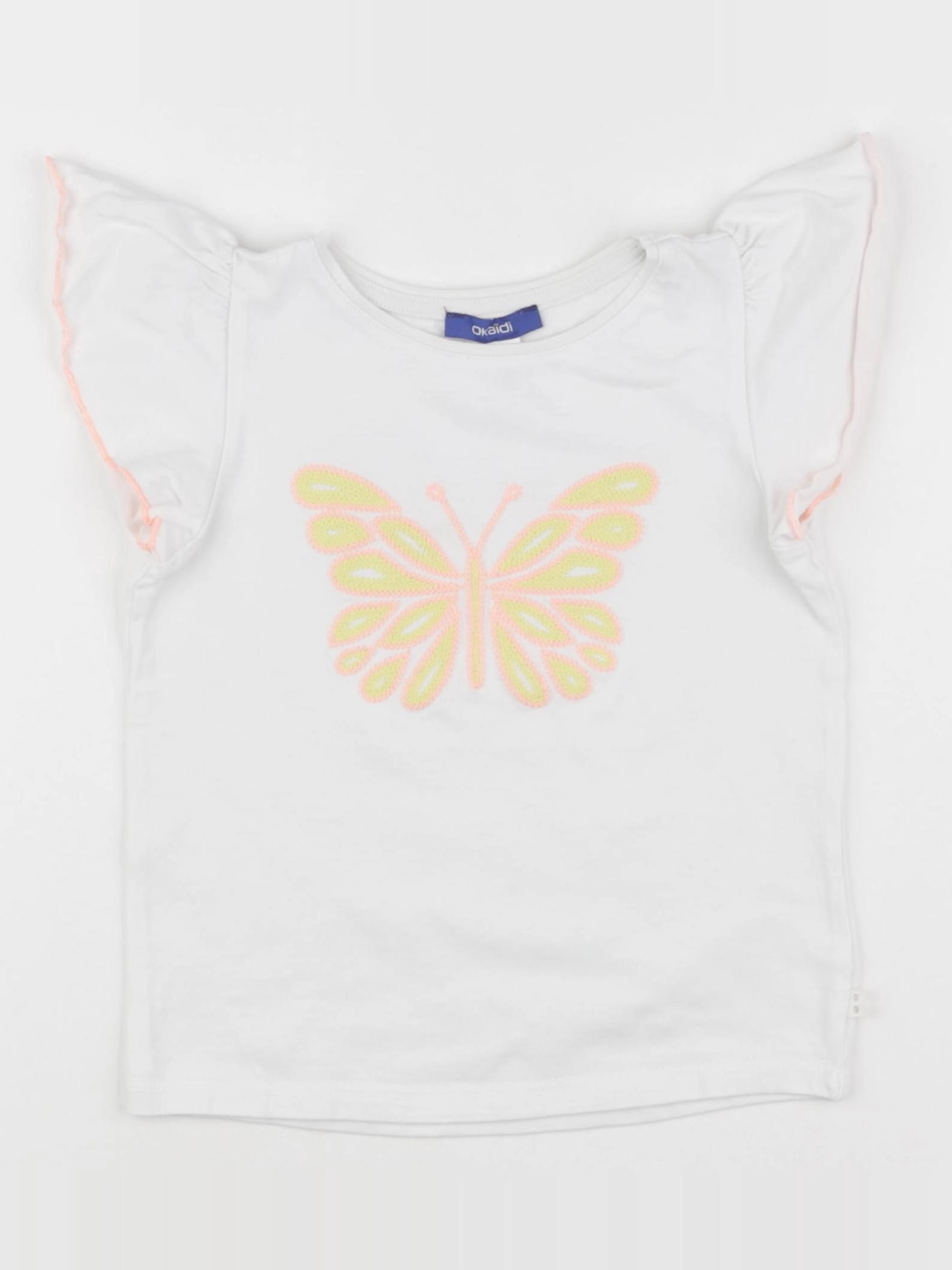 Okaidi - tee-shirt blanc - 4 ans