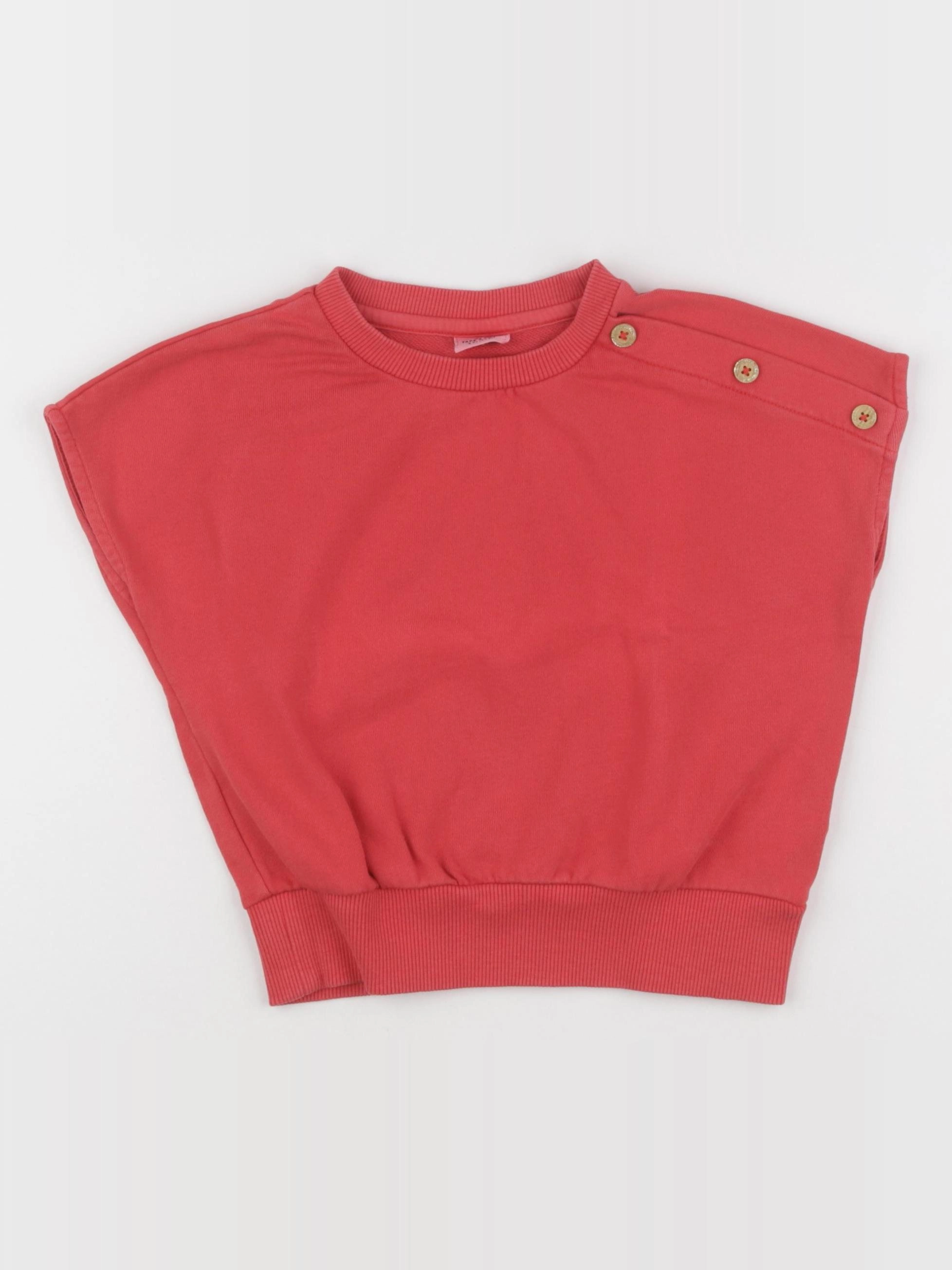 Tape à l'oeil - sweat rouge - 4 ans