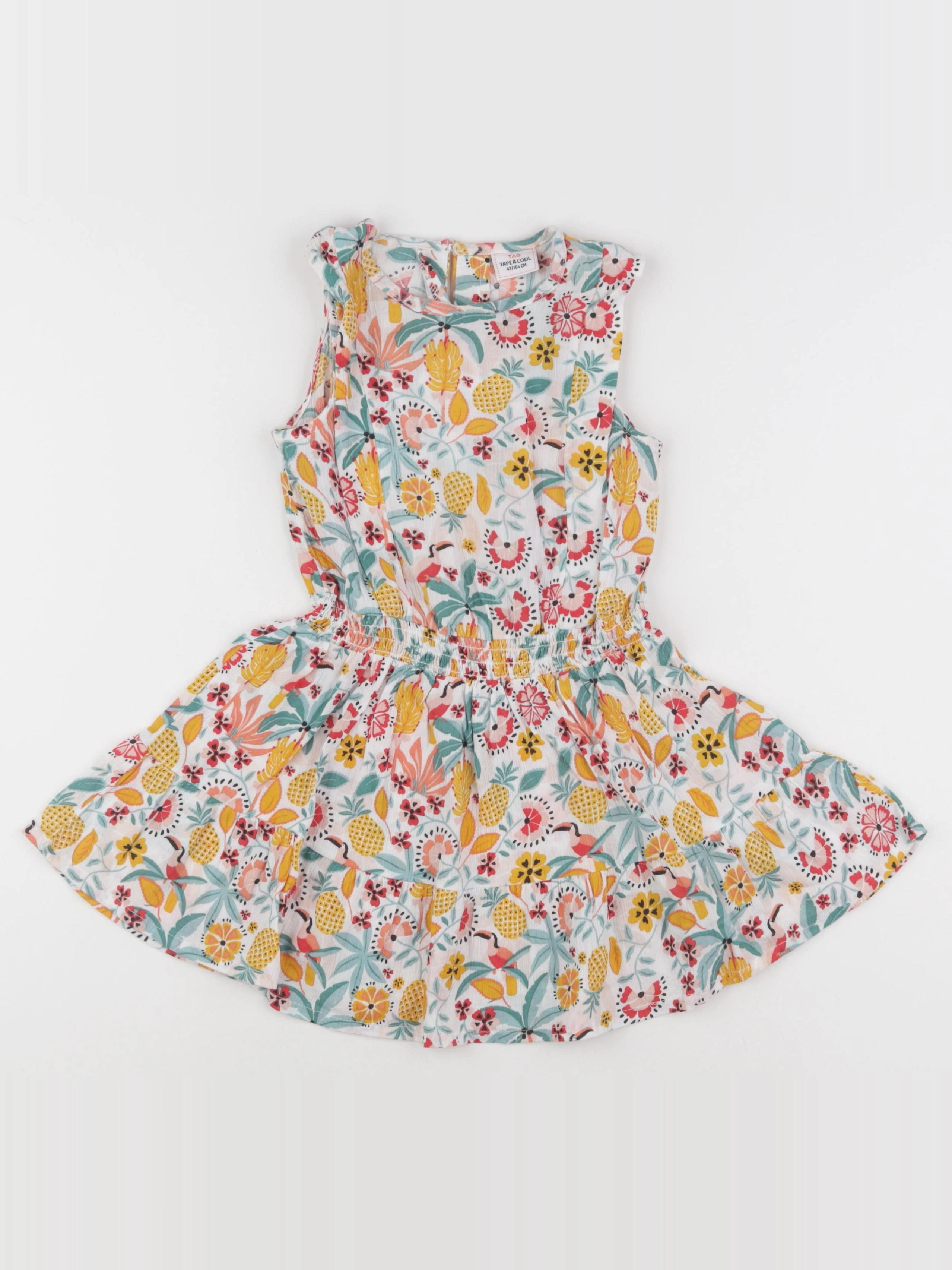 Tape à l'oeil - robe multicolore - 4 ans