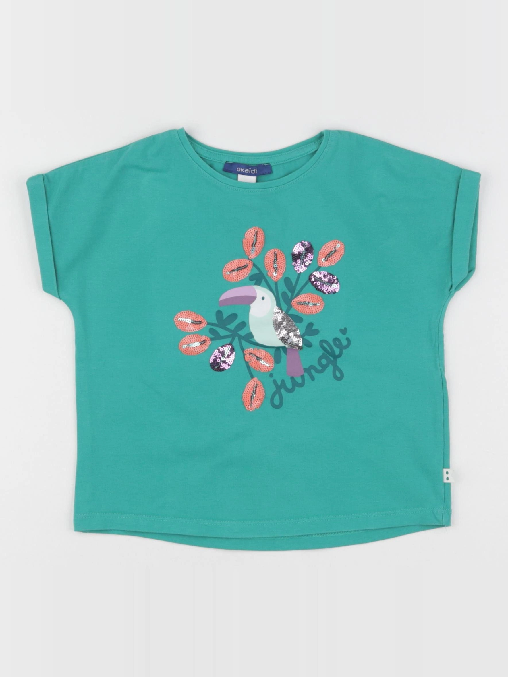Okaidi - tee-shirt vert - 4 ans