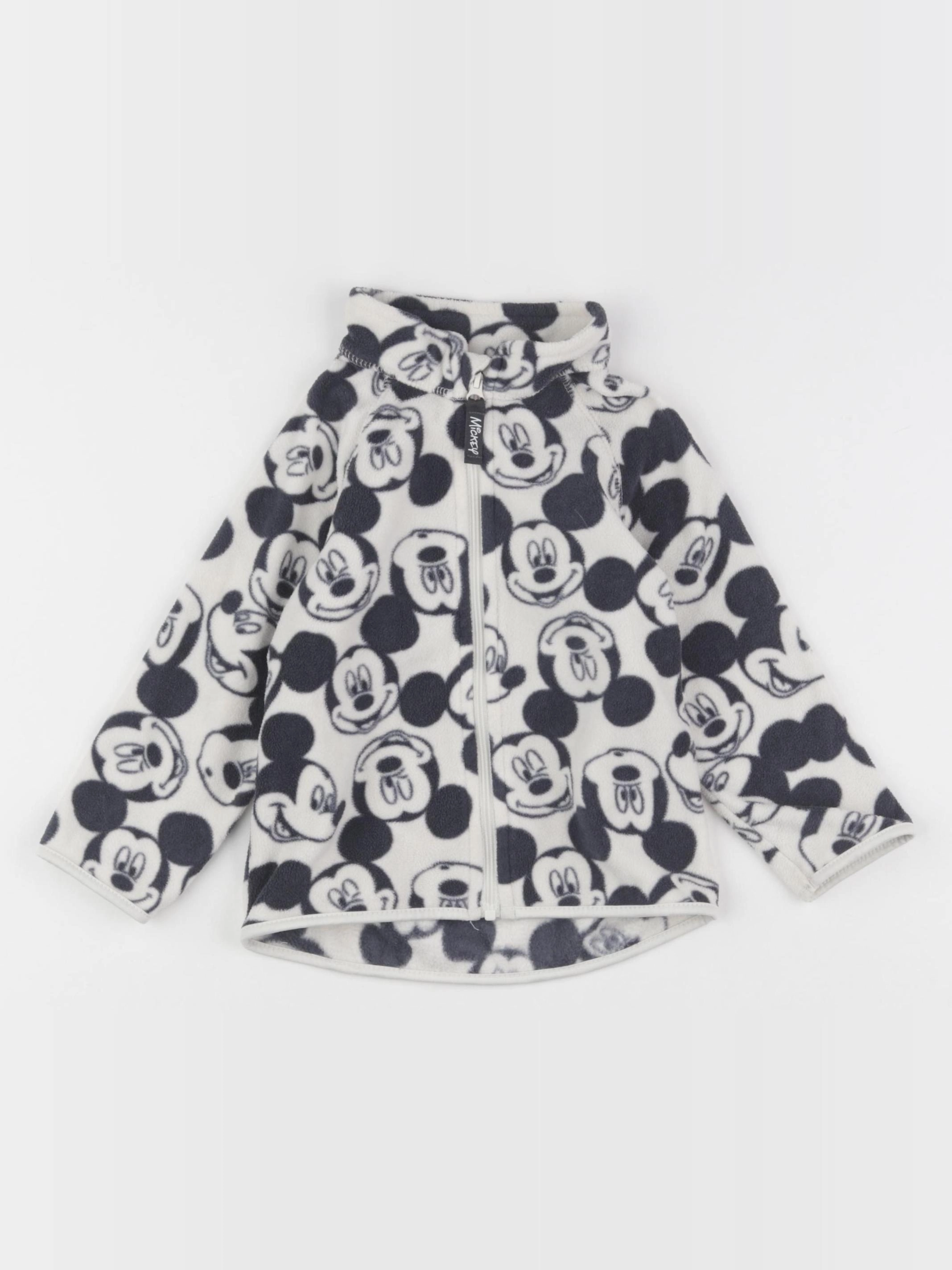 H&M - polaire noir, beige - 9/12 mois