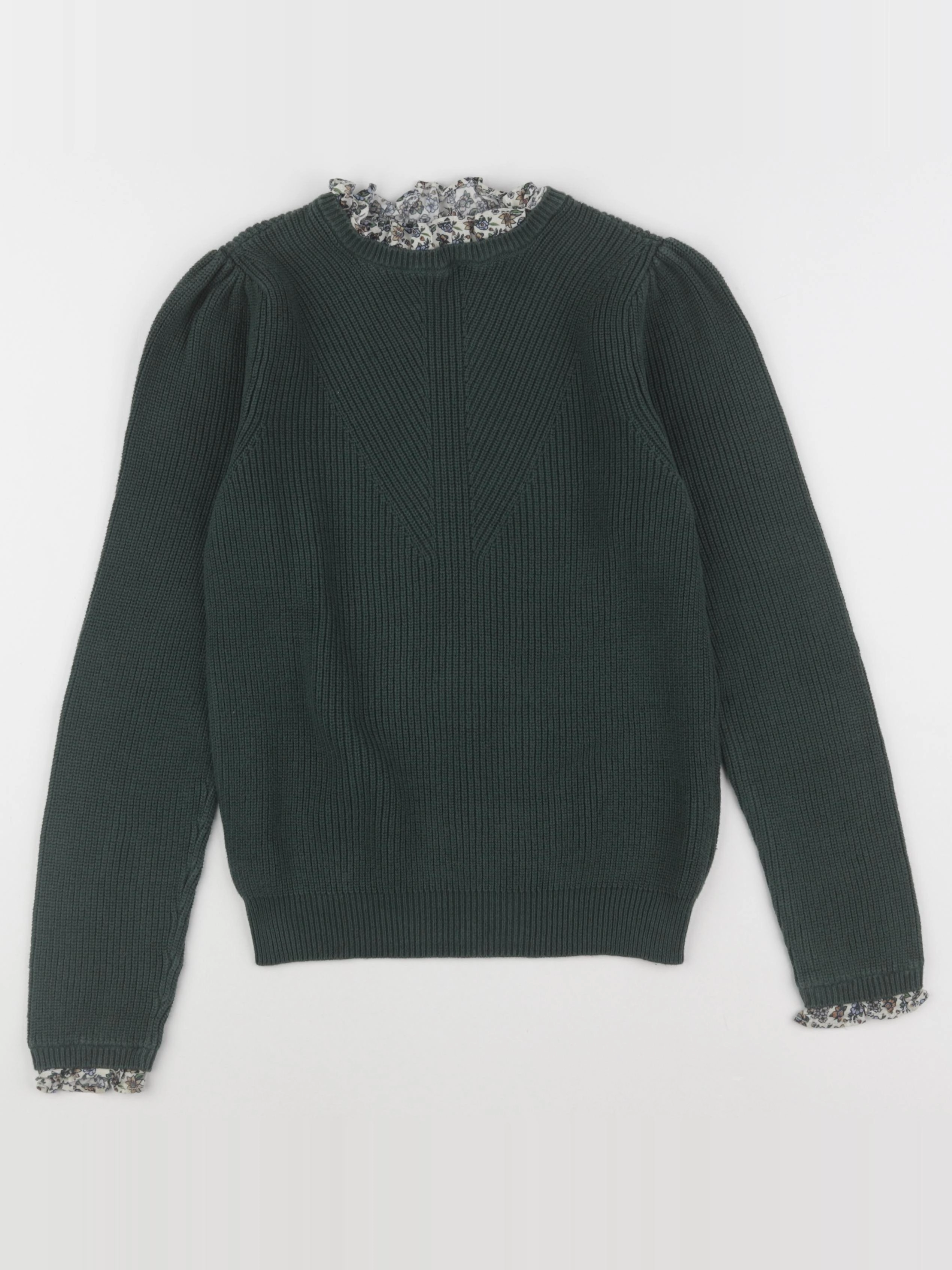 Monoprix - pull vert - 12 ans
