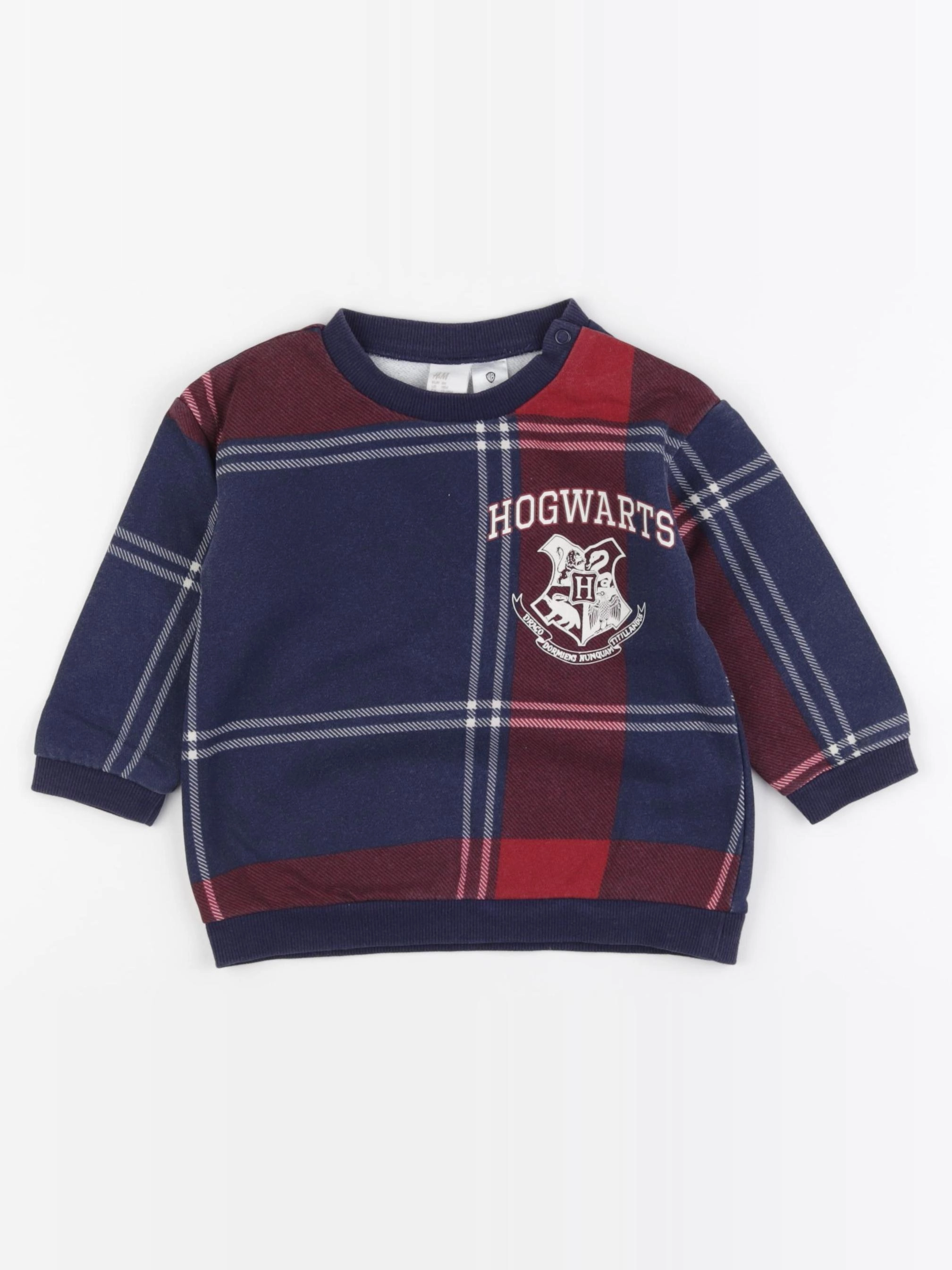 H&M - sweat rouge - 12/18 mois