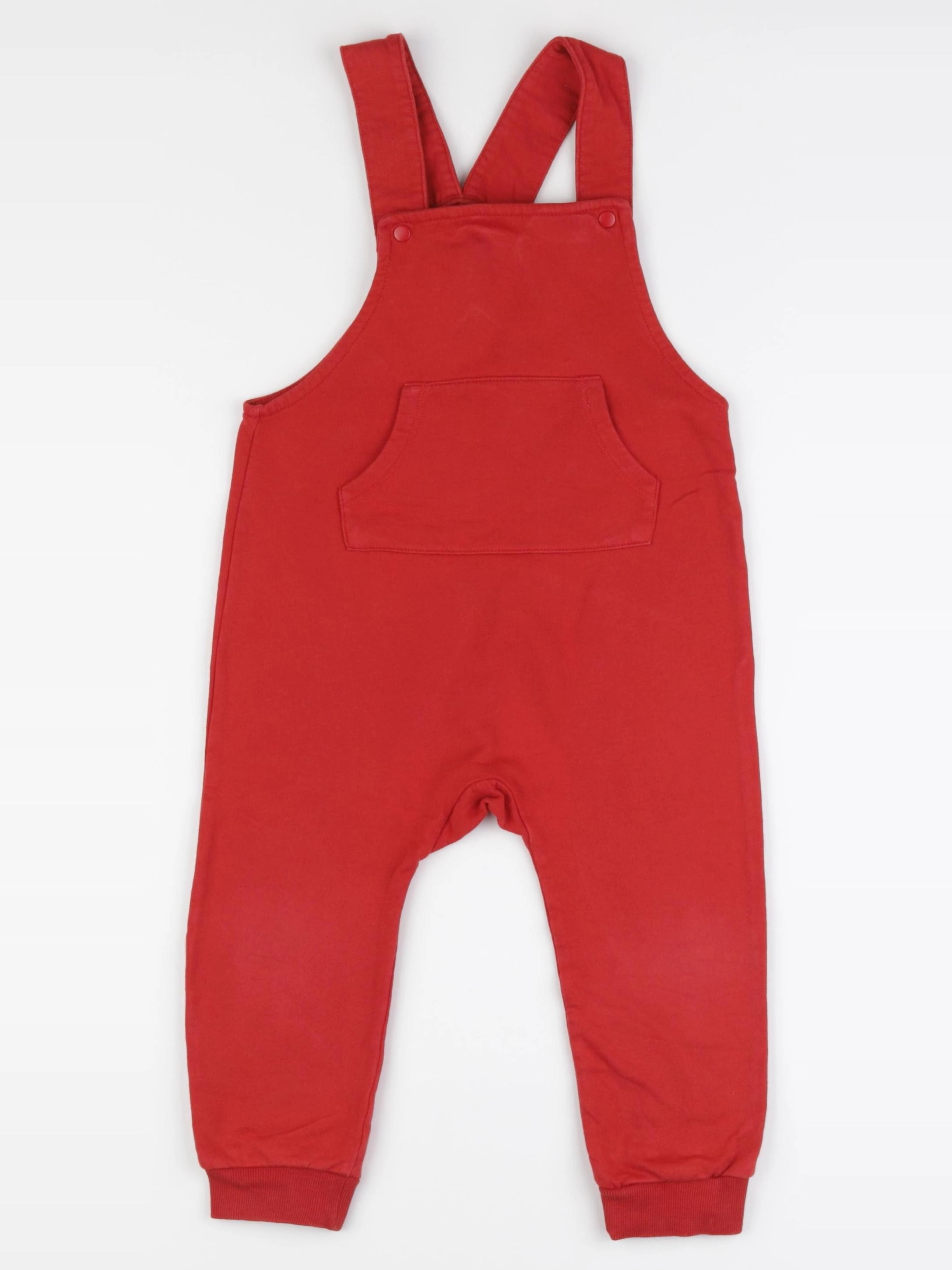 H&M - salopette rouge - 2/3 ans