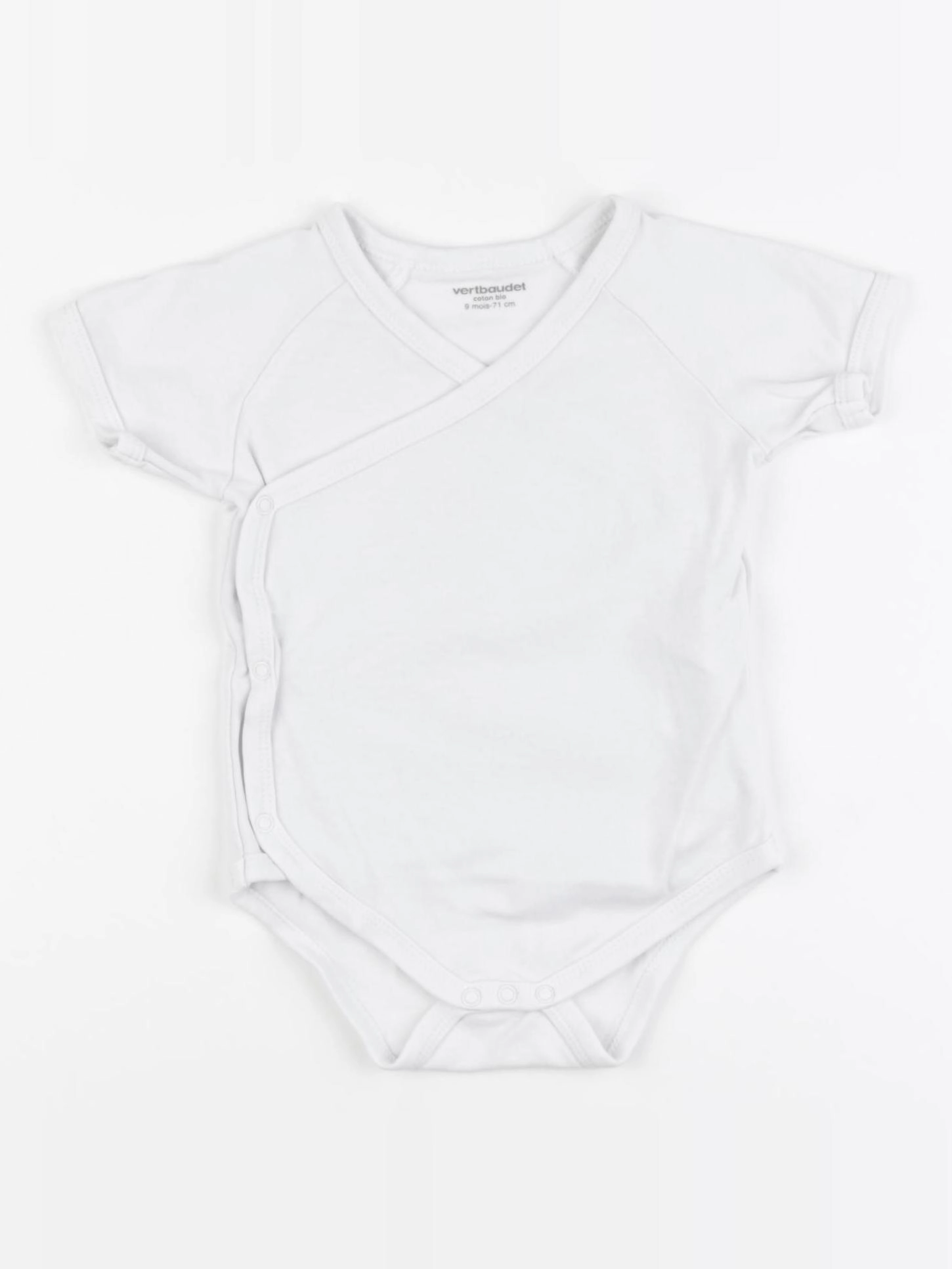 Vertbaudet - body blanc - 9 mois