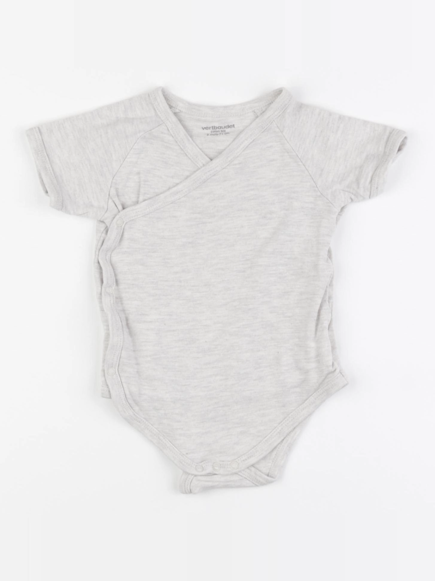Vertbaudet - body beige - 9 mois