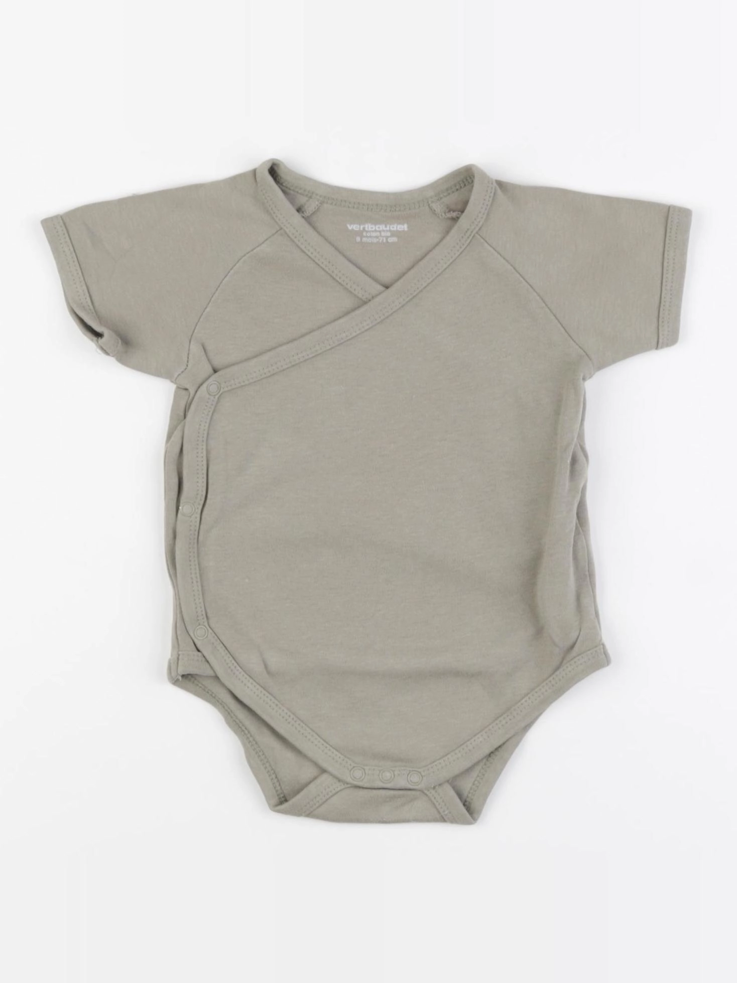 Vertbaudet - body vert - 9 mois
