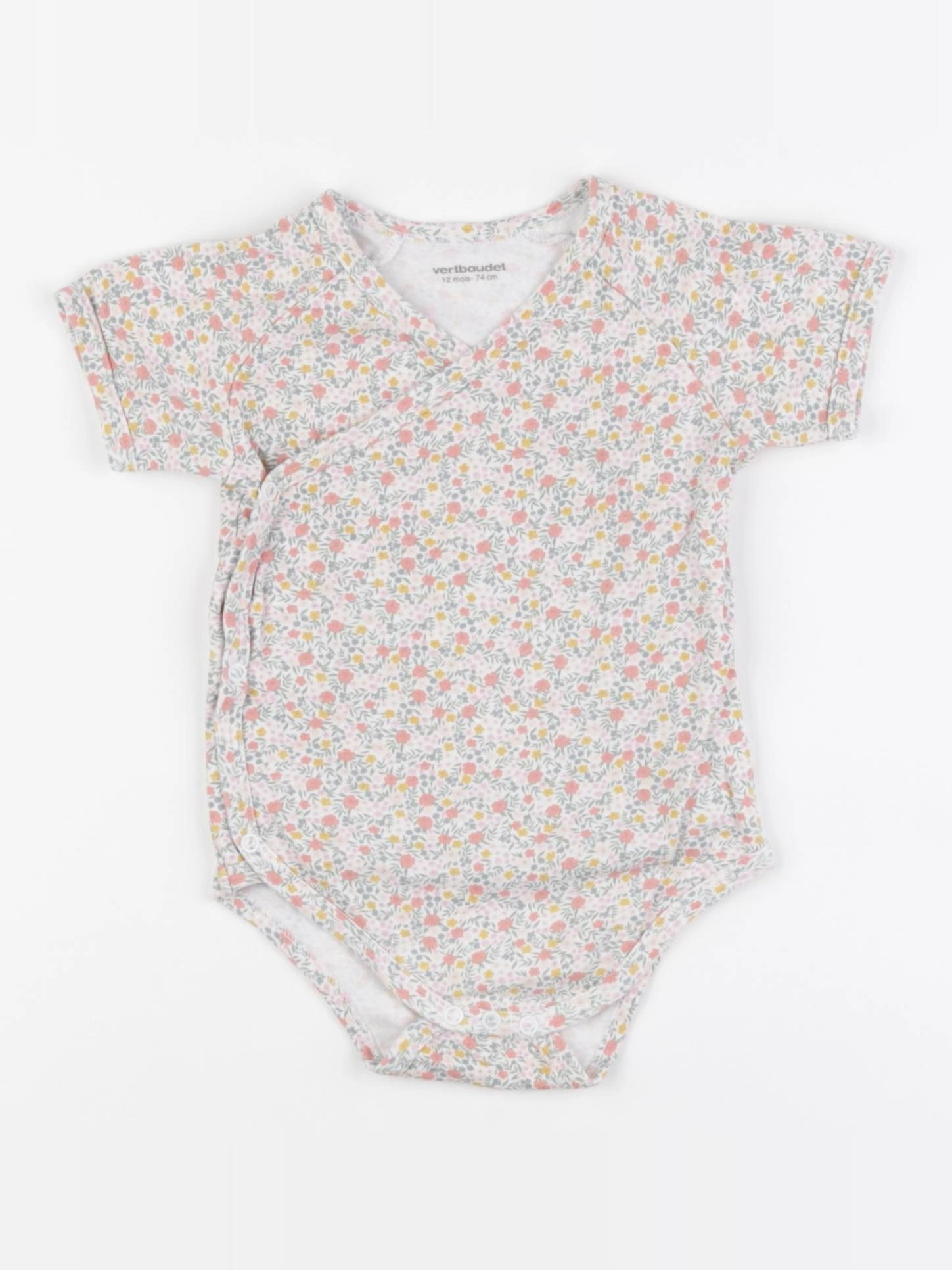 Vertbaudet - body multicolore - 12 mois
