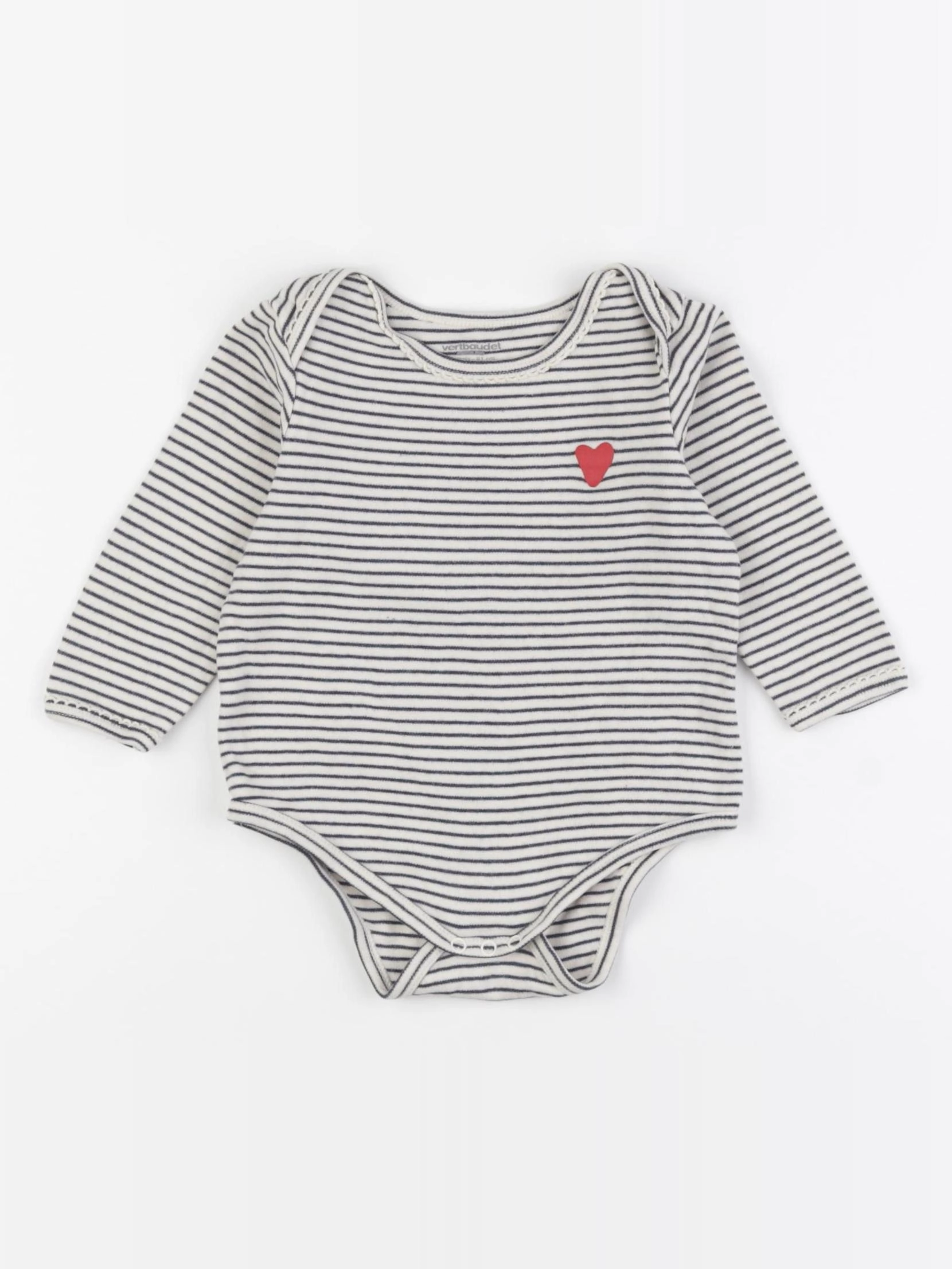 Vertbaudet - body bleu - 18 mois