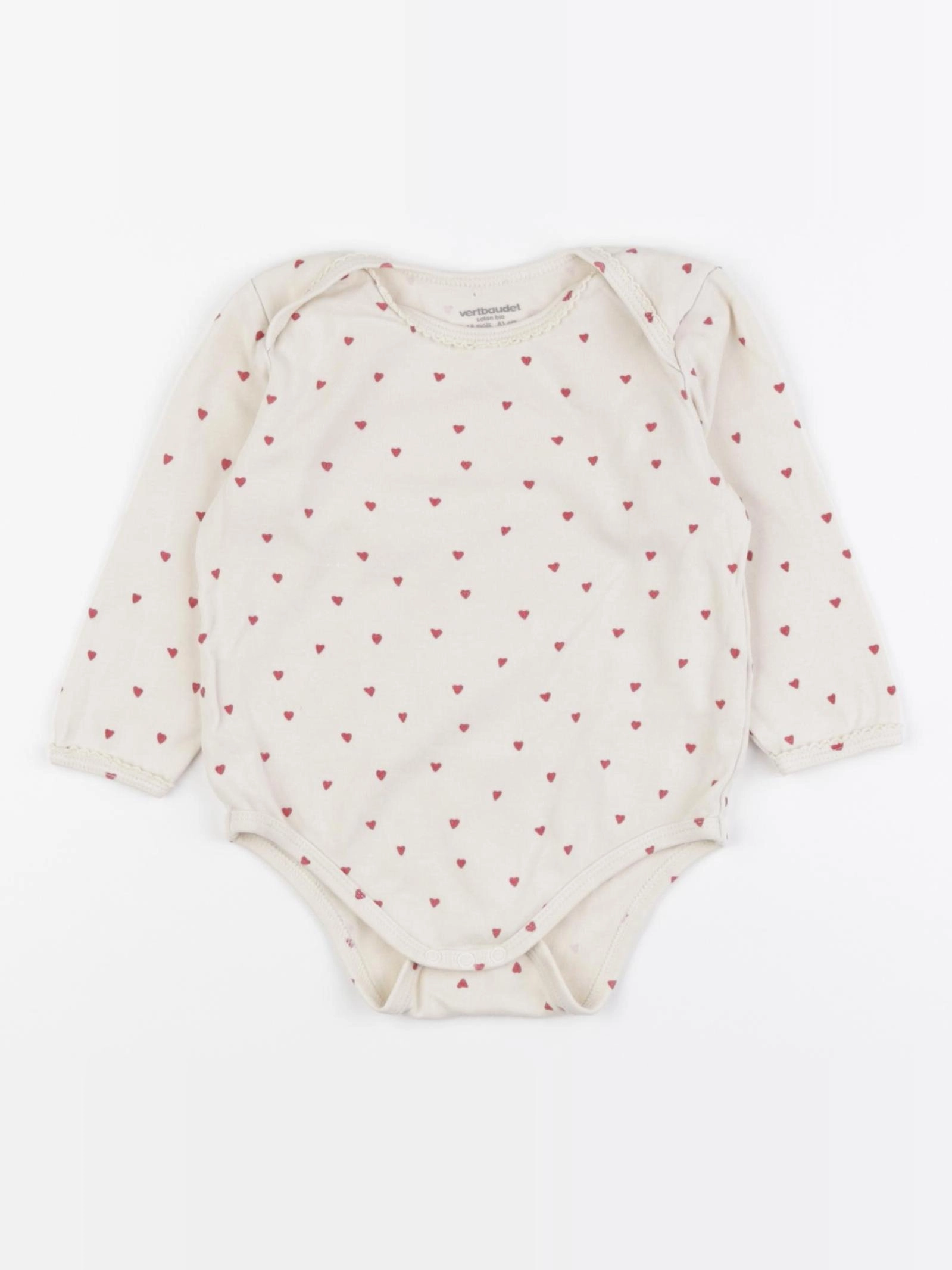 Vertbaudet - body beige - 18 mois