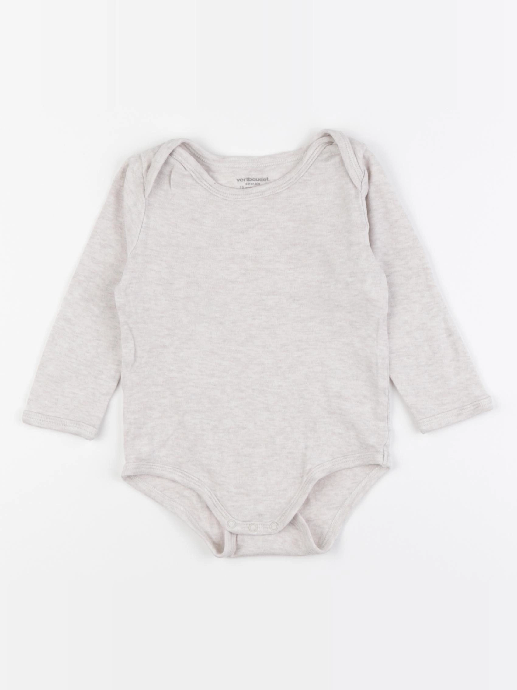Vertbaudet - body beige - 18 mois